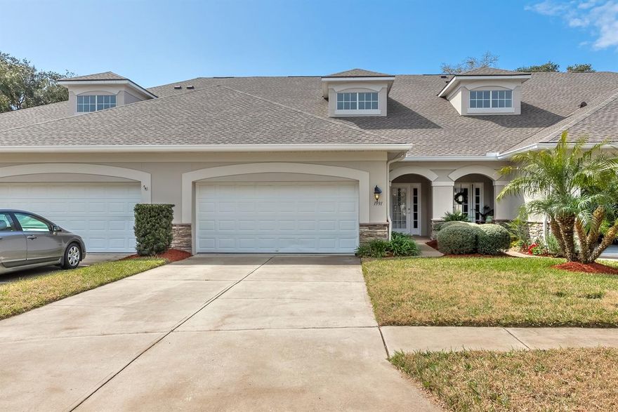 MPECCABLE 3BR/2.5BA TOWNHOME OVER LOOKING THE 9TH HOLE WITH LAKE VIEWS. PRIVATE BACK YARD WITH PAVER PATIO. GROUND FLOOR HAS MASTER BEDROOM , CATHEDRAL CEILINGS, CROWN MOLDING AND TONS OF STORGAE. KITCHEN BOAST RAISED WHITE PANEL CABINETS, LARGE RAISED BAR COUNTER SITS 7 STOOLS. HOME DOES COME COMPLETLEY FURNISHED! WITH TWO ZONE A/C SYSTEM, OAK STAIRCASE AND SO MUCH MORE. LOCATED AT QUIET END OF CUL-DE-SAC MASTER DOWN -TWO BEDROOMS UP . NEW ROOF 2021- NEW PAINT 2021- A/C IS ORGINAL. BEAUTIFUL TILE AND CARPET FLOORING THROUGHOUT. YOU WILL FIND A TON OF EXTRA STORAGE IN THIS HOME WITH OVER SIZED CLOSETS & OVERSIZED TWO CAR GARAGE. THE WARM COLOR PAINT SCHEME WILL FIND YOU RELAXING AFTER A DAY OF WORK OR A DAY AT THE BEACH . ENJOY THE MANY AMENITIES OFFERED IN THIS BEAUTIFUL DEVLOPMENT. HOA INCLUDES , POOL, CLUBHOUSE, EXTERIOR BUILDING MAINTENANCE AND LAWN CARE. ALL INFORMATION INTENDED TO BE ACCURATE BUT CAN NOT BE GUARANTEED. ;Water: City