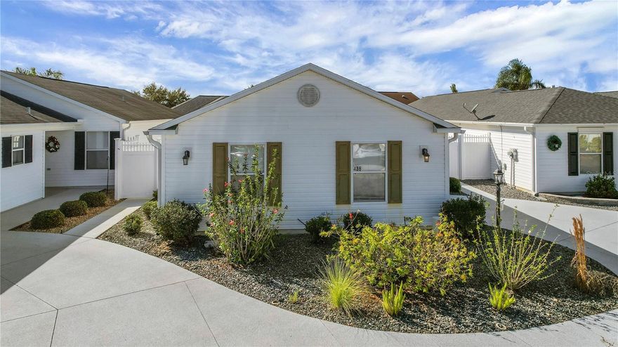 Welcome to this FURNISHED Bonita model, 3 bedroom 2 bath home in the popular Village of Hadley near Havana Country Club.  This home is sure to please with volume ceilings, INSIDE UTILITY, solar tube, HVAC (2019), Water Heater (2018), Nova Water filtration system, an open floor plan and A NEW ROOF Prior To Closing! Your Completely Private, low maintenance outdoor setting is great for entertaining or relaxing. This is a well maintained villa in a great location with a low bond of $6,734.94.  Situated between Lake Sumter Landing & Brownwood in addition to being just minutes from shopping, grocery stores and medical facilities!