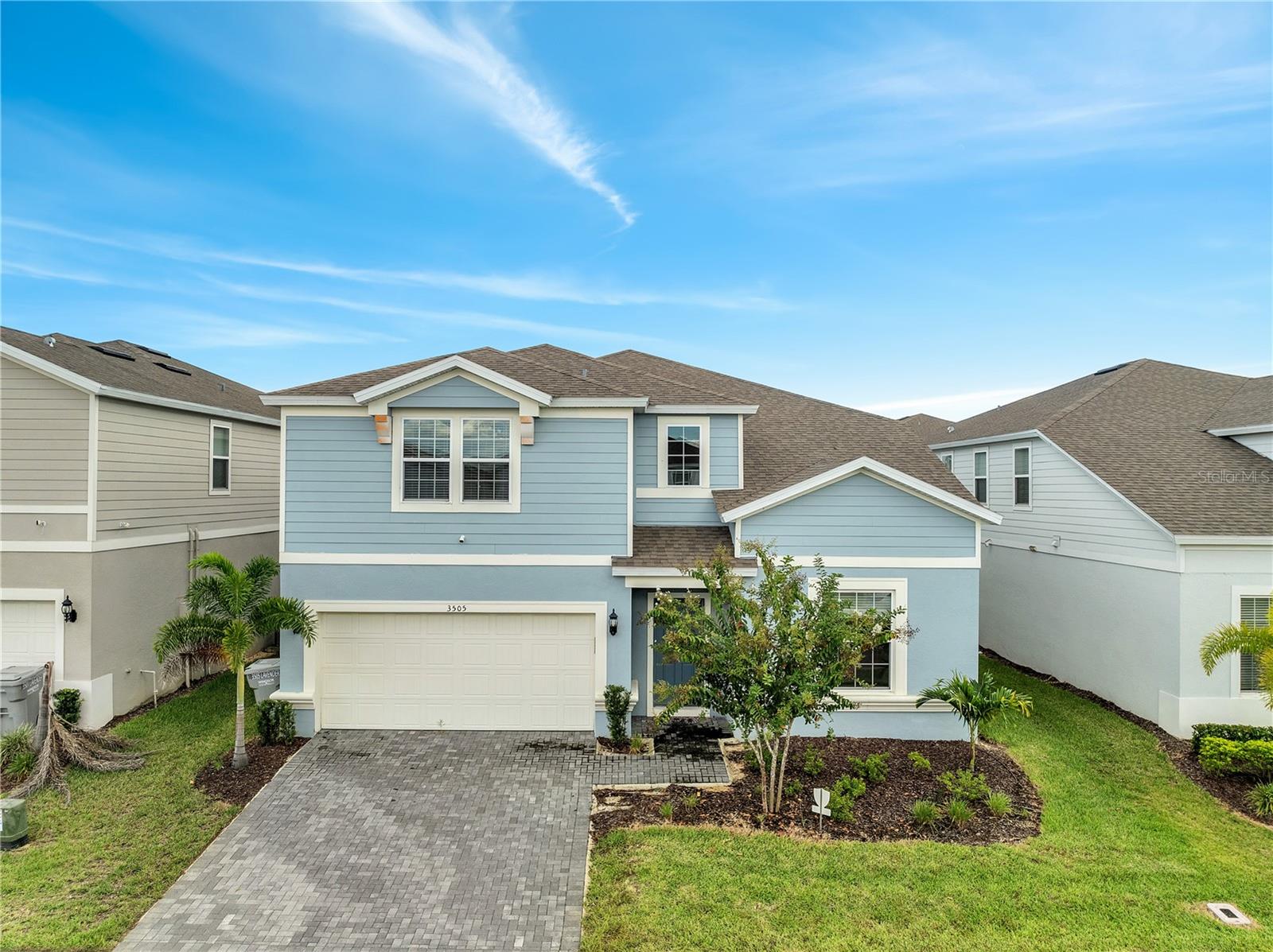Welcome to 3505 Lavender Dr, located in the gated resort community of Windsor Island Resort in Davenport, FL. This spacious two-story home offers 8 bedrooms, 6 bathrooms, a private screened-in pool, and a flexible layout perfect for personal use or short-term rental potential. With fresh, modern finishes throughout - including wood-look flooring, recessed lighting, and a large open-concept kitchen with granite counters and a center island - this home is move-in ready and designed for effortless entertaining. Upstairs and down, multiple living areas provide space for guests to spread out, while generously sized bedrooms offer comfort and privacy. The covered lanai and pool deck create the ideal backdrop for relaxing after a day exploring Orlando’s world-famous attractions. Windsor Island Resort features world-class amenities including an 8,000 sq ft clubhouse, fitness center, arcade, mini golf, splash pad, lazy river, and courts for basketball, tennis, and volleyball. Conveniently located near US-192 and I-4, you’re just minutes from Walt Disney World, Margaritaville, and other top destinations. Whether you’re purchasing as a vacation home or an income-producing property, 3505 Lavender Dr is a standout.