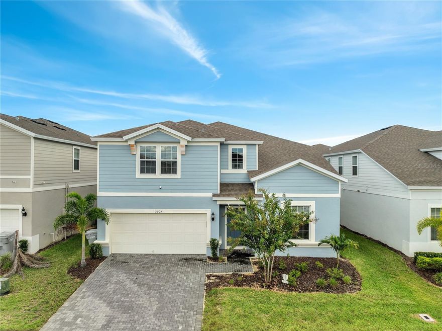Welcome to 3505 Lavender Dr, located in the gated resort community of Windsor Island Resort in Davenport, FL. This spacious two-story home offers 8 bedrooms, 6 bathrooms, a private screened-in pool, and a flexible layout perfect for personal use or short-term rental potential. With fresh, modern finishes throughout - including wood-look flooring, recessed lighting, and a large open-concept kitchen with granite counters and a center island - this home is move-in ready and designed for effortless entertaining. Upstairs and down, multiple living areas provide space for guests to spread out, while generously sized bedrooms offer comfort and privacy. The covered lanai and pool deck create the ideal backdrop for relaxing after a day exploring Orlando’s world-famous attractions. Windsor Island Resort features world-class amenities including an 8,000 sq ft clubhouse, fitness center, arcade, mini golf, splash pad, lazy river, and courts for basketball, tennis, and volleyball. Conveniently located near US-192 and I-4, you’re just minutes from Walt Disney World, Margaritaville, and other top destinations. Whether you’re purchasing as a vacation home or an income-producing property, 3505 Lavender Dr is a standout.