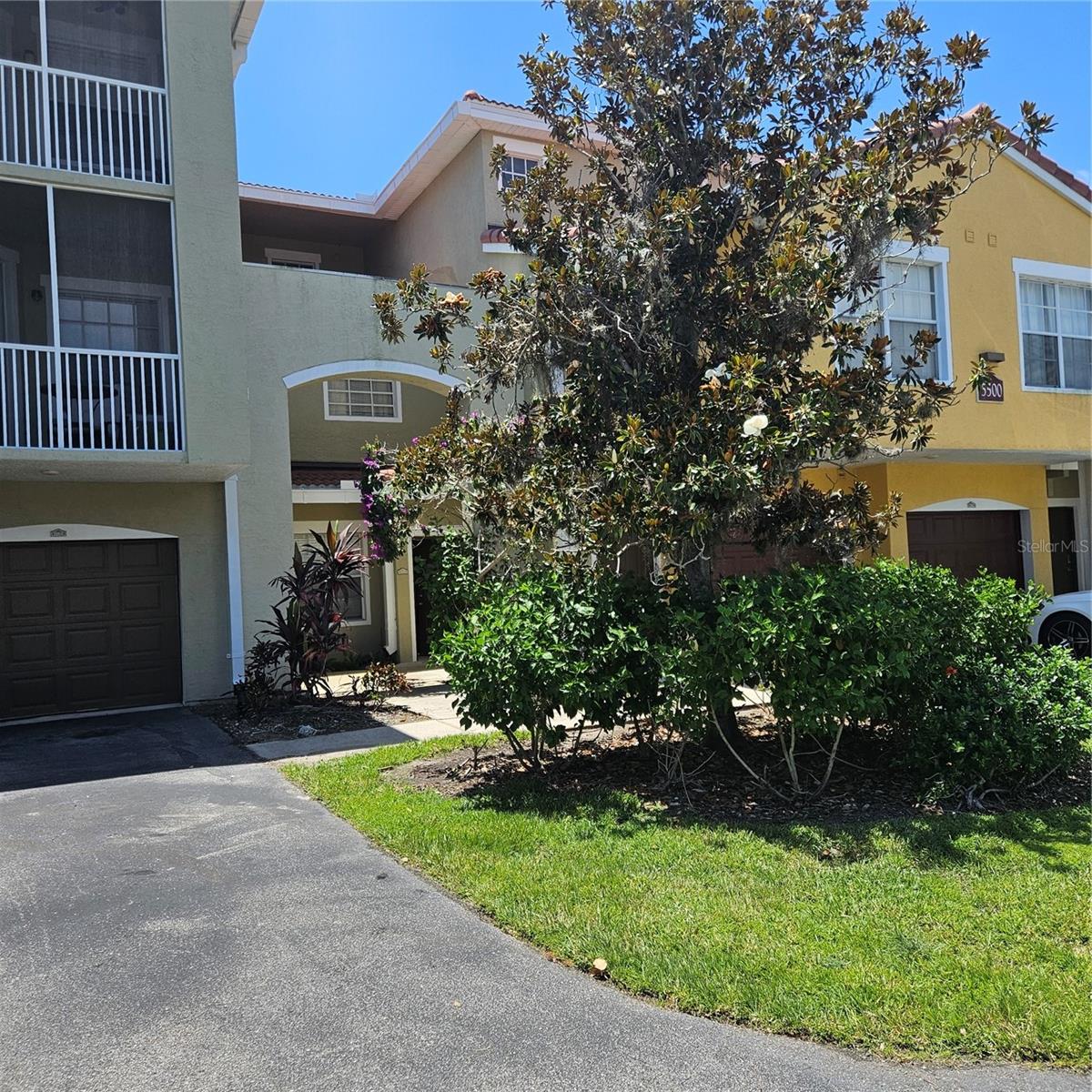 A Lovely furnished Townhouse rental available at Las Palmas. Primary bedroom has a queen bed on the 3rd level. Washer/Dryer plus a 1/2 bath for guests on the 2nd level. Open plan from the dining room thru the kitchen and beyond to your living area. The screened in lanai has a green belt view. The gated community has swimming pools, fitness center, lit tennis/pickle ball courts, BBQ grills, outside kitchen business center, playground, business center, car wash and clubhouse with management. Storage for boats available. This community is centrally located and near UTC mall with wonderful shopping and restaurants. Benderson Park is the finest walk about with a child play area. The airport is located approximately 8.2 miles. Schedule a private showing today.