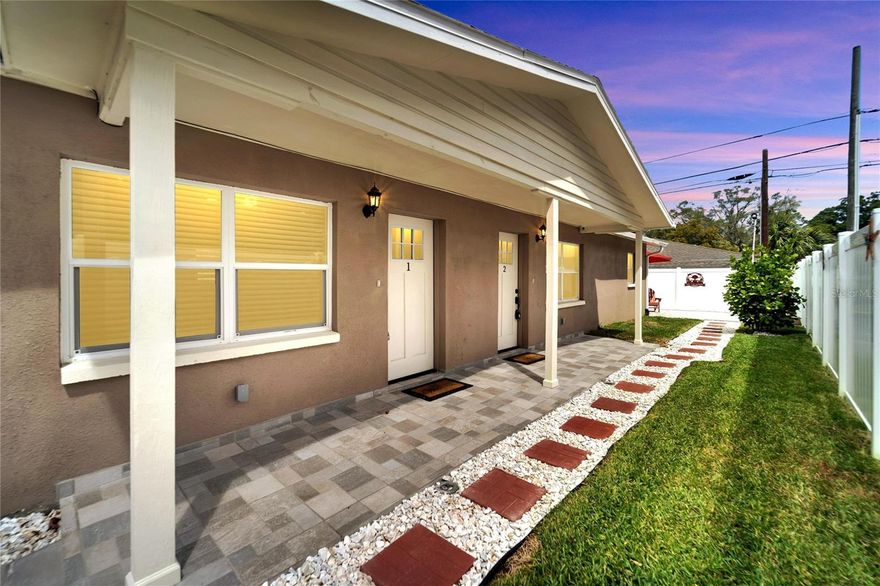 Very cute 2 bedroom 2 bath with inside laundry in a central location. Within walking distance to downtown Clearwater and only 10 min or less to beautiful world famous Clearwater Beach! What more can you ask for! Spacious bedrooms, closets and outside storage. Call today to schedule a showing!