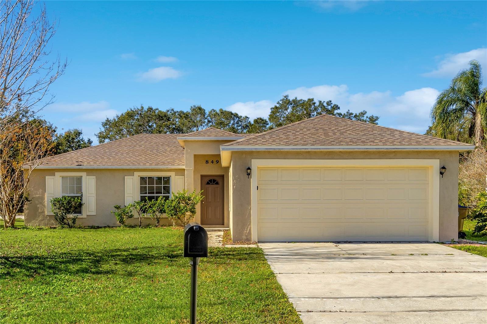 Recently remodeled 3-bedroom, 2-bath home in desirable Poinciana Village 5! Features include vaulted ceilings, a split floor plan, and carpet throughout. The kitchen offers updated cabinets, countertops, and stainless steel appliances — plus brand new washer, dryer, and refrigerator. Spacious primary suite with walk-in closet and ensuite bath. Enjoy a large backyard on an oversized lot and a 2-car garage. HOA includes cable, internet, pool, fitness center & more. Conveniently located near parks, schools, shopping, and major highways. Move-in ready and full of upgrades!