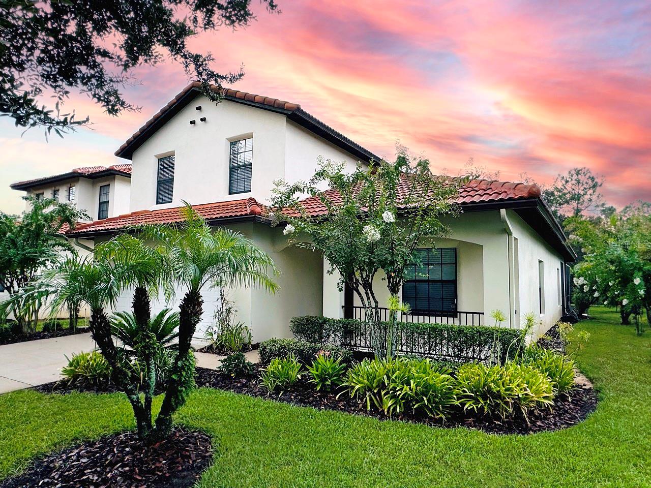 Welcome home to this exceptionally well-maintained residence located in the highly sought-after community of Westside at Tuscany. Nestled on a quiet, tree-lined street, this 4-bedroom, 3.5-bath home invites families to enjoy Florida living at its finest. Boasting undeniable curb appeal, the property features a charming Spanish-style roof and lush, manicured landscaping.
Step inside to discover brand-new carpet and fresh interior paint throughout. The open floor plan effortlessly connects the living areas, enhanced by vaulted ceilings and an abundance of natural light. At the heart of the home is a beautifully appointed kitchen offering generous cabinet and counter space, recently updated stainless steel appliances, a spacious pantry, and a breakfast bar, ideal for entertaining.
The family room showcases soaring ceilings and serene views of the private pool area. The primary bedroom is conveniently located on the first floor and includes an ensuite bath. Upstairs, you'll find three generously sized bedrooms and two additional full bathrooms, perfect for hosting guests or accommodating a large family.
Step outside to your private screened pool oasis, which backs up to a tranquil, wooded HOA common area, offering both beauty and privacy. The HOA covers essential services including cable, internet, telephone, landscaping, and common area maintenance.
With its prime location near Disney World, Margaritaville, golf courses, shopping, and dining, this home offers the opportunity to live like you’re on vacation every day, or transform it into a lucrative short-term rental investment. Schedule your private showing today and discover the luxury and comfort that awaits at Westside at Tuscany!