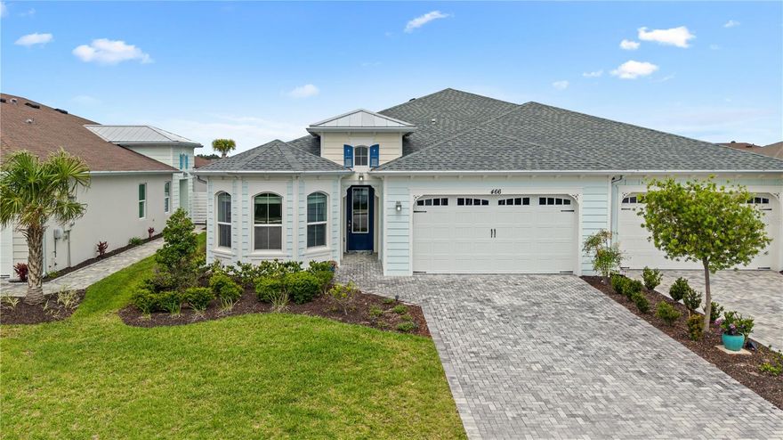 Live the ultimate resort lifestyle in this highly desirable Nevis Villa Model located in Daytona Beach’s famed Latitude Margaritaville community! Built in 2021, this beautifully maintained, move-in ready home combines relaxed coastal living with thoughtful upgrades and low-maintenance convenience. The popular open-concept floorplan features 3 split bedrooms, 2 full baths, a private den/flex space, and an inside laundry room. Spacious living and dining areas flow seamlessly into the screened rear porch overlooking a peaceful pond — the perfect place to enjoy morning coffee or unwind with evening sunsets. The chef-inspired kitchen is designed for both entertaining and everyday living with 42-inch cabinetry, crown molding, granite countertops, tile backsplash, pantry storage, breakfast bar seating, and abundant prep space. Tray ceilings add architectural character throughout the home. The private primary suite offers two large closets and an ensuite bath complete with dual sinks and a walk-in shower. Tankless water heater included. Select furnishings may also be negotiable, making your move even easier.

At Latitude Margaritaville, every day feels like a vacation. Residents enjoy world-class amenities including the Paradise Pool, sports pool, indoor lap pool, pickleball and tennis courts, Fins Up Fitness Center, Bar & Chill Restaurant, Mango Theatre, Bandshell concerts, woodworking shop, dog park, walking and biking trails, fitness track with workout stations, bocce ball, cornhole, ping pong, pool volleyball, and a private oceanfront beach club in Ormond Beach with community shuttle service. Best of all, the HOA covers roof replacement, exterior paint, and lawn care — giving you more time to enjoy the good life. Come experience why Latitude Margaritaville has become one of the most sought-after 55+ communities in Florida.
