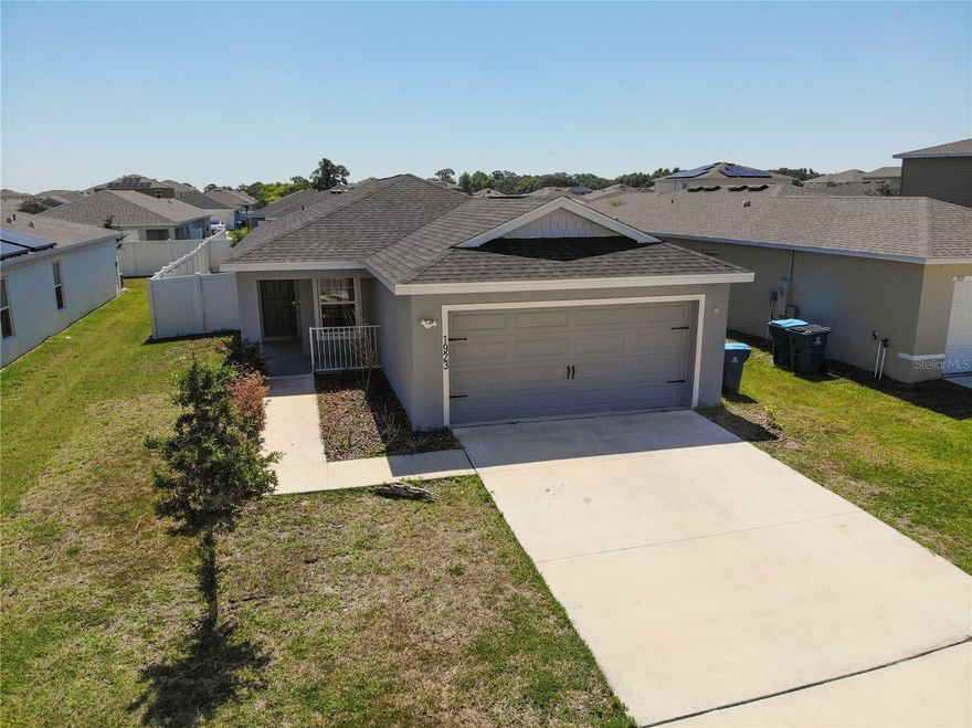 Short Sale. If you are looking for an affordable, cute and cozy, almost new, 3 bedroom home, with a huge kitchen island, and a private, fenced in rear yard, welcome home! The wide open floor plan it amazing for entertaining and everyday living. The open great room, kitchen and dining layout, make it easy to keep on the little ones, while going about your business. The high ceilings make it feel so airy! The contemporary kitchen with beautiful tops is a show stopper - ideal for dinner parties and early morning breakfast before work. The bedrooms are tucked away from the gathering space, making them more quiet and private. The master suite is at the other end of the home to the secondary bedrooms, has a large walk-in closet and a convenient double vanity and large shower stall. The tall, vinyl fence makes the rear yard very private and great for family fun or your furry friends. If you like the idea of a great value purchase, are somewhat flexible on your closing date, then I invite you to look at the images, take a virtual tour and request a showing if you can see yourself living here. Don't miss out.