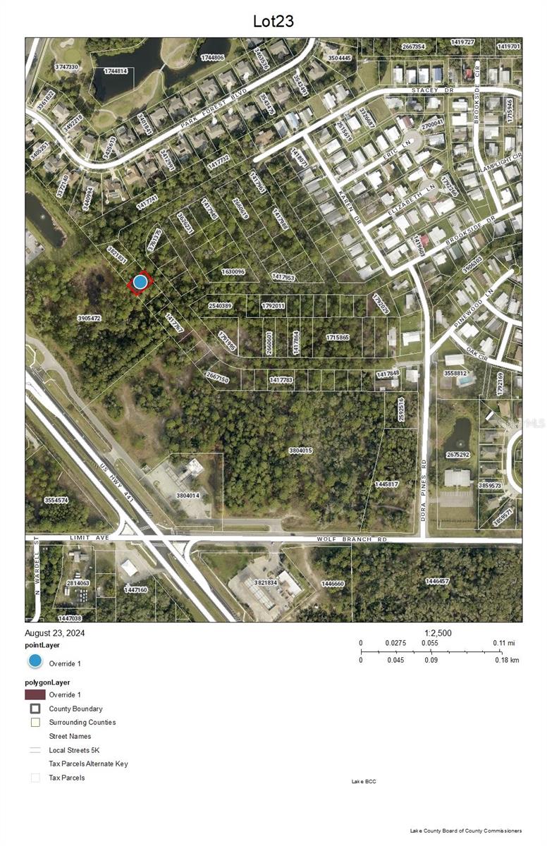 DORA PINES SUB - Land