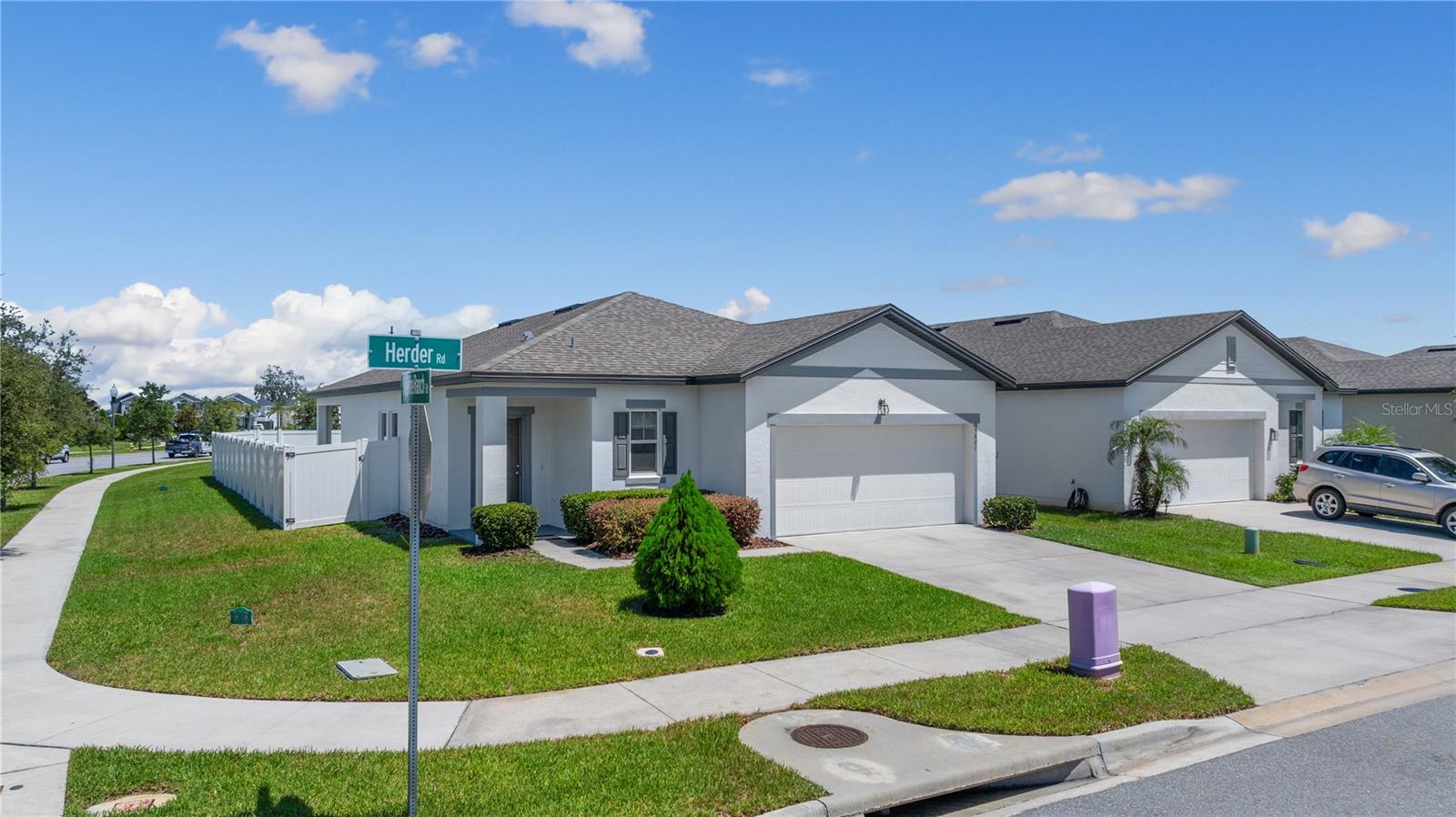 The seller is offering a $10,000 credit to use toward closing costs or interest rate buy-down—a great opportunity to save big on your new home! Located in the sought-after Sunbrooke community, this well-maintained 3-bedroom, 2-bathroom home offers 1,556 sqft. of bright, open living space on a CORNER lot with no rear neighbors. Enjoy high ceilings, abundant natural light, and a modern kitchen with granite countertops, stainless steel appliances, and wood cabinetry. The vinyl life-proof flooring adds durability in common areas, while bedrooms feature cozy carpet. There’s also a walk-in laundry room and a covered lanai overlooking the fenced backyard for extra privacy. Community amenities include a pool, playground, and gazebo. Excellent location near Lake Nona, Medical City, Nemours, VA Hospital, top-rated schools, dining, family attractions, and just 18 miles from Orlando International Airport. Schedule your private showing today!
