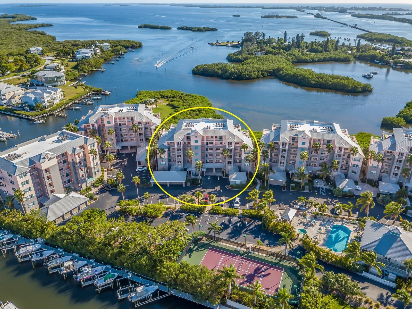 Enjoy your morning sunrise while sipping coffee on this expansive screened-in lanai overlooking the spectacular views of Charlotte Harbor. This unit located on the second-floor features two bedroom with a den, along with two bathrooms and full-size washer and dryer. The Master bedroom has a king size bed, attached en-suite bath and walk-in closet. The Guest bedroom has a queen size bed, and the den has a pull-out twin size sleeper. There is a breakfast nook adjoining the fully equipped kitchen and the dining table comfortably seats 6. There is a Keurig style coffee maker, and TVs are located in the living room and both bedrooms. No pets and No smoking allowed in this unit. Minimum weekly rental