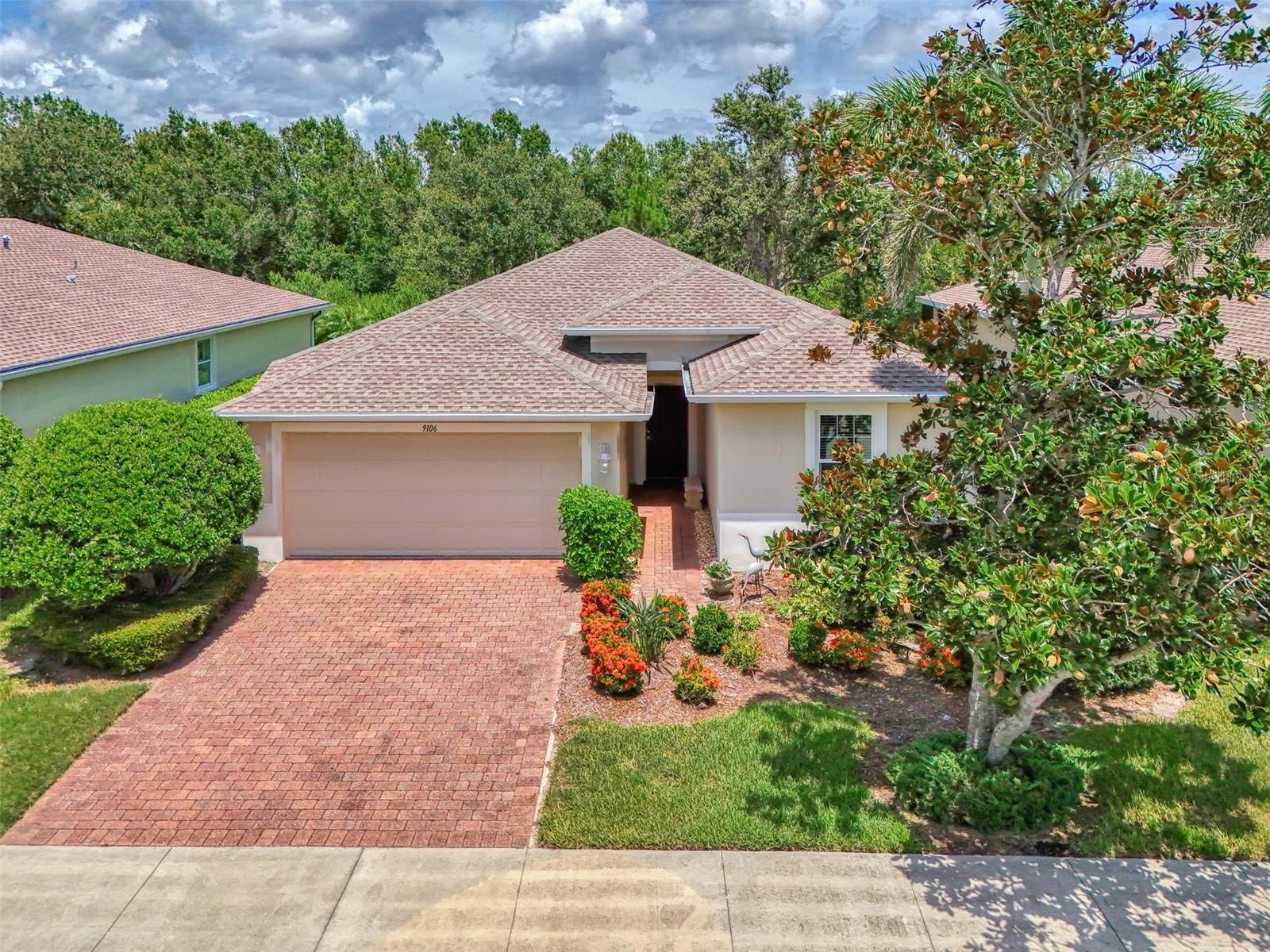 WELCOME TO PARADISE! NOT JUST ONE OR TWO, but THREE BEACHES located only 1.6 miles away on Manasota Key. PENNINGTON PLACE IS A GATED, FRIENDLY and MAINTENANCE FREE smaller community of only 134 homes and 60 villas. THE GULF OF MEXICO and the beautiful beaches and nearby boat ramps are only a short 3 minutes drive, or short bike ride away. This Partially Furnished and STUNNING 3 BR 2 BATH HOME has a NEW ROOF Jan 2023, Newer AC Nov 2020 and is located a short stroll away from the Community Pool, Spa and Clubhouse where you will enjoy the spectacular Florida weather and outdoors all year round. This home is also STORM READY, as the owners have installed all new hurricane impact windows and slider. A Comprehensive Citizens 4 Point Home Inspection and Appraisal has already been been performed on this wonderful home and is available to ensure total peace of mind. This beautiful 3 bedroom 2 bath home has a very open floor plan, high ceilings, porcelain tile and Crown Molding in the main living areas. This home has either Porcelain Tile and Laminate Flooring throughout (NO RUGS). The third bedroom is currently serving as an office, but can easily be reverted to another Bedroom. This fabulous community has several lakes and wetlands where you can enjoy nature at its very best. The community pool has both a HEATER and CHILLER to maintain the perfect temperature all year round. Conveniently located to many nearby shops, restaurants and only minutes to HISTORIC DOWNTOWN VENICE, THE VENICE THEATRE, VENICE ART CENTER and the VENICE PERFORMING ARTS CENTER. You will most certainly enjoy the convenient location to nearby Englewood where you can enjoy great fishing, boating, kayaking and Historic Dearborn Street with its weekly Farmers Market, restaurants, entertainment and even more shops. NO CDD FEES, NO FLOOD ZONES and LOW TAXES all make this great community quite affordable !! MAINTENANCE FREE CAN'T GET ANY BETTER THAN THIS: The HOA Fee of includes: BASIC CABLE TV, GRASS MOWING, RECLAIMED WATER FOR OUTSIDE IRRIGATION, SPRINKLER SYSTEM MAINTENANCE, TRIMMING OF BUSHES, SHRUBS & TREES, MULCHING, GRASS FERTILIZATION & LAWN PEST CARE. THIS IS A VERY PET FRIENDLY NEIGHBORHOOD- UP TO 3 PETS ARE ALLOWED and there is plenty of green space to walk them- CALL TODAY TO SCHEDULE YOUR SHOWING.... BEFORE IT'S TOO LATE !!