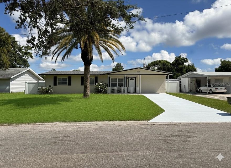 Welcome to this charming 4-bedroom, 2-bathroom home located at 2310 25th Ave W in the heart of Bradenton, FL. This lovely property offers a perfect blend of comfort, style, and convenience, making it an ideal place to call home. As you approach the home, you will be greeted by its attractive curb appeal with lush landscaping and a well-maintained exterior. The property sits on a spacious lot, providing ample outdoor space for relaxation and entertainment. The backyard is perfect for hosting gatherings, gardening, or simply enjoying the Florida sunshine. Upon entering the home, you will be impressed by the open and inviting floor plan. The living room is bright and airy, featuring large windows that allow natural light to fill the space. The neutral color palette and modern finishes throughout the home create a warm and welcoming atmosphere. The kitchen is a chef's dream, boasting sleek countertops, stainless steel appliances, and plenty of cabinet space for storage. The adjacent dining area is perfect for enjoying meals with family and friends. Whether you're hosting a dinner party or preparing a casual meal, this kitchen is sure to inspire your culinary creativity. The master bedroom is a peaceful retreat, offering a spacious layout, a walk-in closet, The house is in great condition, mostly newly renovated, and is selling with all the furniture, appliances, and cordless lawnmowers.