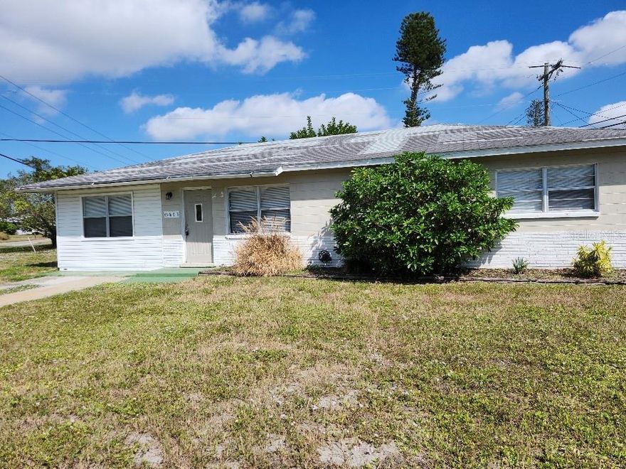 This nice 3 bedroom 2 bath home is ready to be yours. Walk in to a large living room, separate dining area and a galley kitchen. There is a master bedroom with a large master bath and walk in closet, the 2 other bedrooms are large and a large laundry room. The home has ceramic tile floors throughout and a large screened in patio for relaxing. The property is on a large corner lot with a large shed for storage. It is in close proximity to 14th St, Gulf Beaches, shopping and restaurants.