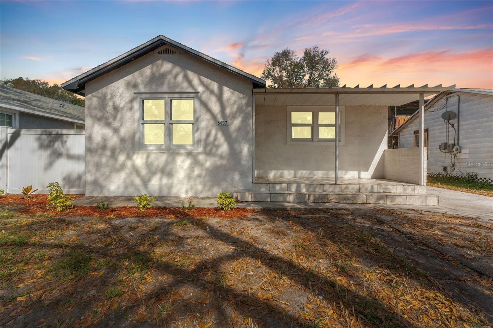 Step into this completely renovated home that has a NEW ROOF, NEW KITCHEN, NEW GRANITE COUNTERTOPS, NEW CABINETS, BEAUTIFUL BATHROOMS, NEW FLOORING, STAINLESS STEEL APPLIANCES, NEW IMPACT WINDOWS, AND A VINYL FENCE SURROUNDING THE ENTIRE PROPERTY!!
This charming home offers modern updates and a great location. With 3 bedrooms and 2 bathrooms and a MASSIVE backyard, this home provides 1,036 sq ft of comfortable living space perfect for individuals or couples looking for a cozy retreat.
Located in the heart of Saint Petersburg, this home is close to shopping centers, restaurants, highways and beaches. Enjoy the vibrant community and the convenience of being near the downtown area.
Don't miss out on this recently updated home! Contact us today to schedule a viewing and experience the charm of this exceptional property for yourself!