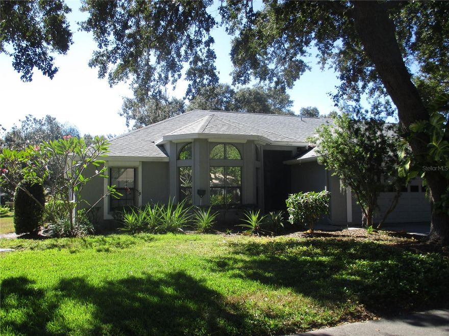 ANNUAL LEASE ONLY AT THIS PRICE.  FURNITURE WILL BE REMOVED AT TENANT'S REQUEST.  Enjoy SENIOR Florida living in this lovely 2 bedroom, 2 bath condo that includes a den and 2 car garage located in Kings Point.  There is laminate flooring in the living/dining room, den and master bedroom.  Ceramic tile is in the kitchen, eating area, both bathrooms and laundry.  Bedroom #2 has carpet.  The kitchen is equipped with stainless appliances including a ceramic top stove, French door refrigerator with ice and water in the door, built in microwave and dishwasher.  A washer, dryer and scrub sink are in a separate room off the kitchen.  The living room has a loveseat with dual recliners, electric recliner, 42” TV and an extra-large chair that pulls out to a twin bed.  The master bedroom/bath has a king size bed, walk in shower with grab bar, walk in closet and a wall closet, dual sinks and 32” TV.  Bedroom #2 has twin beds and the hall bath has a tub with shower and grab bars.  Central heat and air as well as ceiling fans in the kitchen, living room, lanai, both bedrooms and den will keep you comfortable all year round.  Water, cable TV, internet, pest control, lawn care as well as use of all amenities are included in the rent.  No smoking.  Small pets welcome.