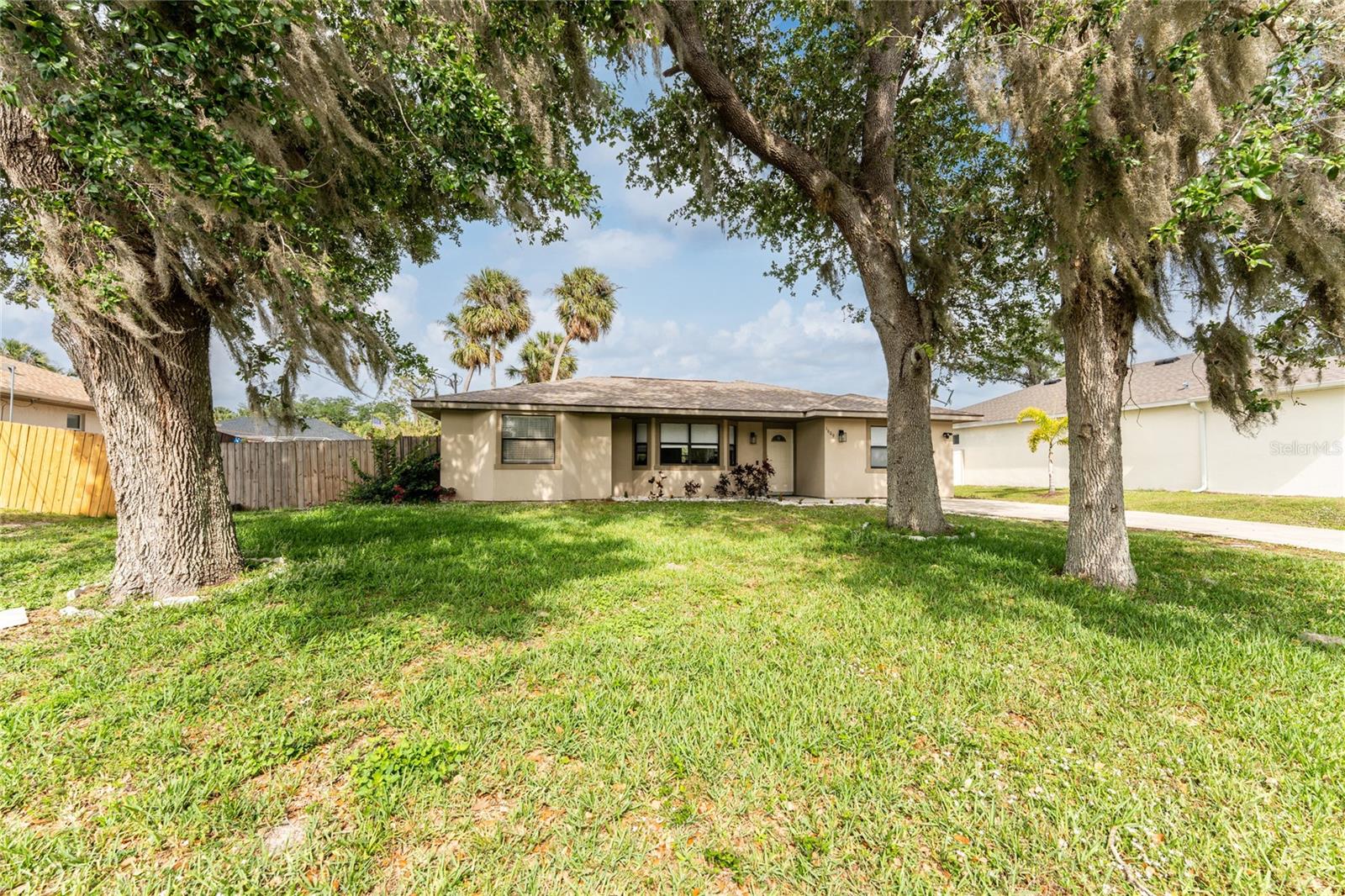 Take a look at this charming 3 Bed 2 Bath home, with a bonus/flex room. The bonus space will make a great office, craft room, or play room. There are tile floors that flow throughout, with a nice open floor plan. The spacious breakfast bar has plenty of room for food prep, while you enjoy cooking your evening meal. Check out the roomy pantry! The dedicated dining area has access to the screened lanai and fenced backyard through sliding glass doors. The large inside laundry room has even more storage capabilities. The Primary Suite has a walk-in closet and nicely tiled en-suite bath with walk in shower. This home is located close to Atwater Elementary and a short drive to multiple shopping and dining options. A quick hop to the interstate if traveling is what you desire. New HVAC in 2022. Come see all the possibilities.