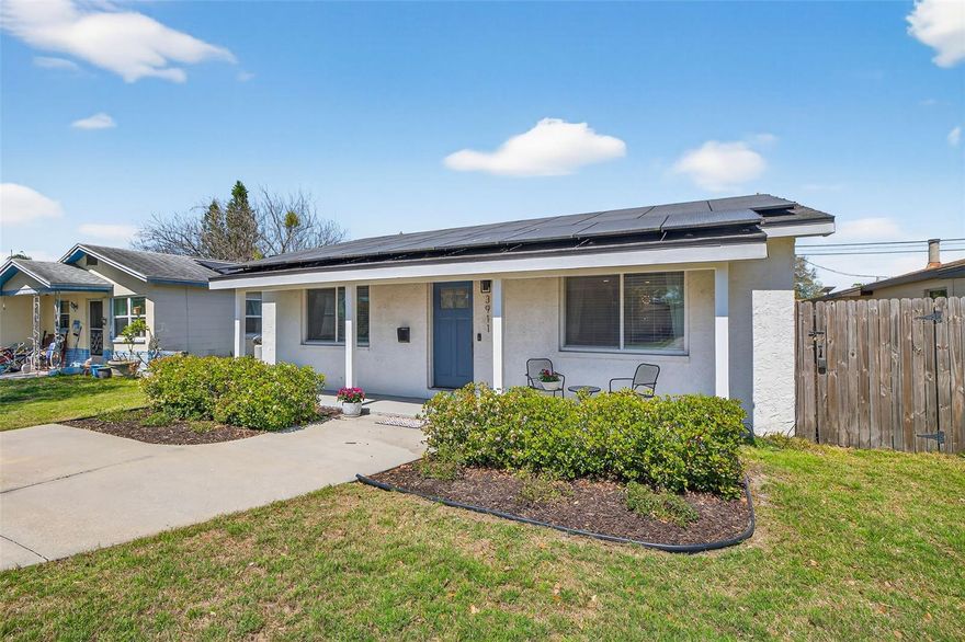 3911 14th Ave N is the kind of home that’s hard to find—fully renovated, thoughtfully designed, and in a location that lets you experience St. Pete the way it was meant to be lived.

Renovated from the inside out in 2019/2020, everything behind the walls was redone, including electrical, plumbing, and insulation—so you’re not just getting a pretty home, you’re getting one that’s been truly rebuilt. Inside, the finishes are clean and intentional, with tile flooring throughout, fresh interior paint, a brand new kitchen with custom cabinetry, and a bright, easy flow from room to room.

The upgrades that matter are already in place: newer roof (2019), solar panels (2020) for improved efficiency, hurricane impact windows (2019) for added protection and potential insurance savings, plus a water softener and reverse osmosis system for everyday comfort.

Out back, a private pool, pergola (2021), and resurfaced deck (2025) come together to create a seamless outdoor retreat.

And the lifestyle here really stands out—located near the Pinellas Trail, you can bike or walk straight into downtown St. Pete or over to the Grand Central District, with endless options for restaurants, breweries, coffee spots, and local hangouts.

Clean 4-point inspection already done, so there’s nothing immediate to take on—just move in and start enjoying it.