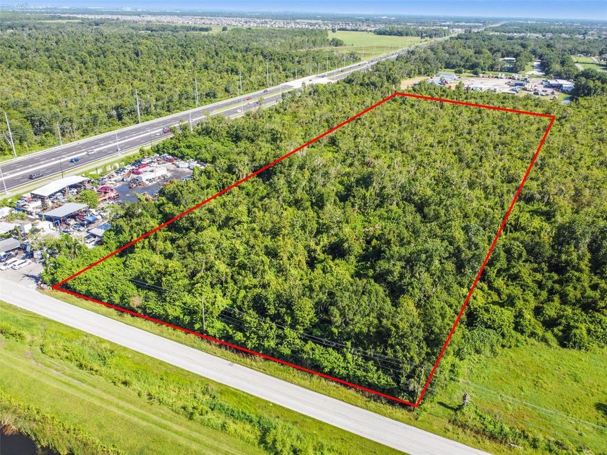 This 10± Acre land parcel is comprised of two adjacent 5± acre land parcels: 11632 Bill Tucker Rd #U-29-31-20-ZZZ-000003-19440.0 and adjacent land parcel 10502 Bill Tucker Rd (Parcel B) #U-29-31-20-ZZZ-000003-19430.0. One of last 10± Acre land sites in the area. Excellent visibility from drivers along 6-lane Highway US-301. Great location: only 3 miles south of Big Bend Rd (Sam's Club, multiple major shopping centers, etc), & only 2.5 miles north of US-674 Sun City Blvd (Walmart, etc). Easy Highway I-75 access just 4 miles away (Exit #246). 
The opportunity is to purchase this 10± ACRES near corner of busy 6-lane Highway US-301 & Bill Tucker Rd, in Riverview / Wimauma, FL area. Wide 330-ft road frontage on Bill Tucker. Very visible to tens of thousands of drivers per day on US-301.  10± ACRES = 433,858 Sq.Ft.
Major retailers located in surrounding vicinity include: Walmart, Advance Auto, ALDI, AutoZone Auto Parts, AT&T, Bealls, Buffalo Wild Wings, Chick-fil-A, Crunch Fitness, Culver's, Dollar Tree, Dunkin' Donuts, Firestone Auto Care, Goodyear Auto Service, IHOP Restaurant, Longhorn Steakhouse, Marshalls, McDonalds, Moe's Southwest Grill, Panda Express, Panera Bread, Qdoba Mexican Eats, Sally Beauty Supply, Sam's Club, Sprouts Farmers Market, Taco Bell, Texas Roadhouse, Tractor Supply Co., Walgreens, Wendy's Winn-Dixie, Verizon, Valvoline Instant Oil Change, & many more!
This 10± ACRE site is surrounded by thousands of single-family homes & multifamily residences occupied by tens of thousands of residents / potential customers, placing a robust built-in customer base minutes from this 10± ACRE site. Over the past few years, 10,000+ residents have been added via several new residential housing developments nearby (Cypress Creek, Ayersworth, Valencia Del Sol, Belmont, South Fork, etc), making this one of the fastest-growing areas of Hillsborough County, Florida.