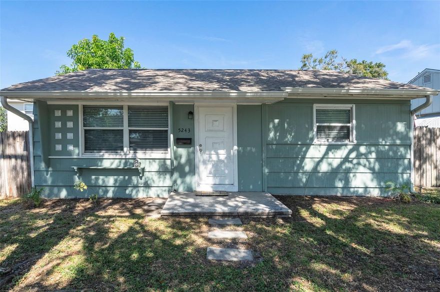 Adorable 3 Bedroom, 1.5 Bathroom Home in Prime Central St. Pete Location!
Discover this charming and fully renovated home featuring a 2016 roof, 2016 A/C, and a brand-new 2025 water heater. Inside, you’ll love the open and airy floorplan that’s move-in ready, complete with a rear carport and a spacious, fenced backyard perfect for relaxing or entertaining.
Ideally situated between downtown St. Petersburg and the award-winning Gulf Beaches, this home offers the best of both worlds—just under 15 minutes to vibrant downtown dining, shops, and entertainment, and less than 15 minutes to the soft white sands of St. Pete Beach and Treasure Island. You’re conveniently located minutes to I-275, Tyrone Square Mall, and countless local restaurants. Enjoy biking on the Pinellas Trail or hop on the SunRunner for quick and easy travel between downtown and the beaches. Commuting to Tampa is a breeze with I-275 just 10 minutes away.  This property is located in a NON-FLOOD ZONE with NO HOA, offering both peace of mind and freedom. Whether you’re a first-time homebuyer or investor, this home is more than just a place to live—it’s a lifestyle!