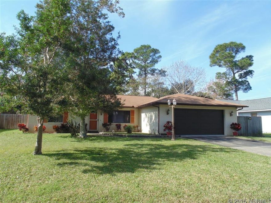 Well maintained home on 80x125' lot.  Large living room area opens to kitchen with breakfast bar.  Additional back room could be family room or den.  Sliding glass doors lead to screened porch.  Large master bedroom has a walk in California Closet organizer. Master bathroom was remodeled in 2010 with standing shower and ceramic tile.  Guest bathroom was remodeled in 2008.  East side guest bedroom also has California Closet organizer.  Inside laundry room!  1999 roof, 2010 HVAC and new garage door 2013.  Oversized double garage with extra storage in garage.  Sprinkler system with well.  Fenced in yard.  It even has a central vacuum system!  Walking distance to Indian River Elementary! Bring your pickiest buyer! ;Water: City