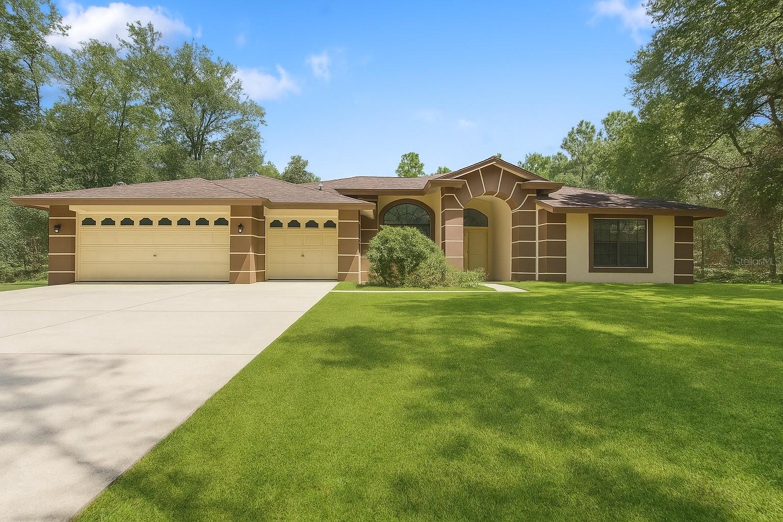Charming Country Retreat in Brooksville! Looking for privacy and space? This 4-bedroom, 3-bath home with an office and 3-car garage sits on almost 4 acres, fully fenced for ultimate seclusion. Built in 1993 by the original owner, it’s been meticulously cared for. Key updates include a new roof (2017) and AC (2014).Inside, you'll find high ceilings, a spacious kitchen with a center island, and a master suite with a walk-in closet. The laundry room offers extra storage, and the lanai is perfect for enjoying the surrounding oak trees and wildlife.
Located just half a mile from Croom’s horse trails, the Withlacoochee River, and Rails to Trails—ideal for outdoor lovers!
Don’t miss out on this peaceful country gem. Schedule a tour today!