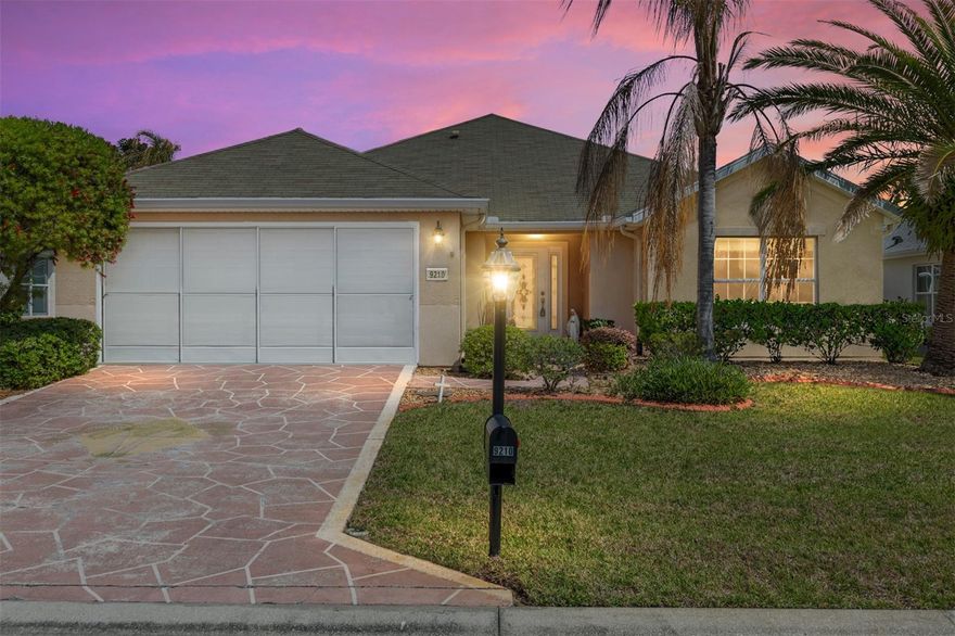 Welcome to Del Webb Spruce Creek Golf & Country Club—a well-established, gated community known for its peaceful atmosphere and vibrant lifestyle. Ideally located just outside The Villages and a short drive to Belleview and Ocala, this location offers both tranquility and convenience. Situated near the back gate on C25, this Citation model offers a desirable split-bedroom floor plan with 2 bedrooms, 2 bathrooms, and a versatile den/flex room just off the main living area—complete with French doors, making it ideal for a home office, hobby space, or guest overflow. Step inside to a welcoming tiled entry that leads into the spacious main living area featuring wood floors and an open layout designed for comfortable everyday living. The living room is highlighted by a triple sliding glass door that opens seamlessly to the screened lanai, creating a great indoor-outdoor flow and extending your living space. The kitchen and dining areas are centrally located, making entertaining easy and functional. Both bedrooms are comfortably sized with carpet flooring, while both bathrooms feature tile floors for easy maintenance. The primary suite offers a relaxing retreat with a double sink vanity, walk-in shower, private water closet, and a spacious walk-in closet. Enjoy Florida living year-round on the screened lanai with painted concrete flooring, perfect for morning coffee or evening relaxation. Beyond the home itself, Spruce Creek Golf & Country Club offers an exceptional lineup of amenities designed to support an active and social lifestyle. Residents enjoy access to multiple pools (including indoor and outdoor options), a well-equipped fitness center, championship golf course, tennis and pickleball courts, shuffleboard, and walking trails. The community also features a clubhouse with dining, meeting spaces, and a full calendar of clubs, events, and activities, making it easy to stay as active or as relaxed as you choose. Whether it’s a morning round of golf, an afternoon by the pool, or an evening social event with neighbors, there is always something to enjoy. And this is community DO NOT HAVE a CDD! This home offers the ideal combination of comfort, functionality, and location within one of Summerfield’s most sought-after 55+ communities—where you can enjoy a quiet setting while still being close to shopping, dining, golf, and all the lifestyle amenities the area is known for.