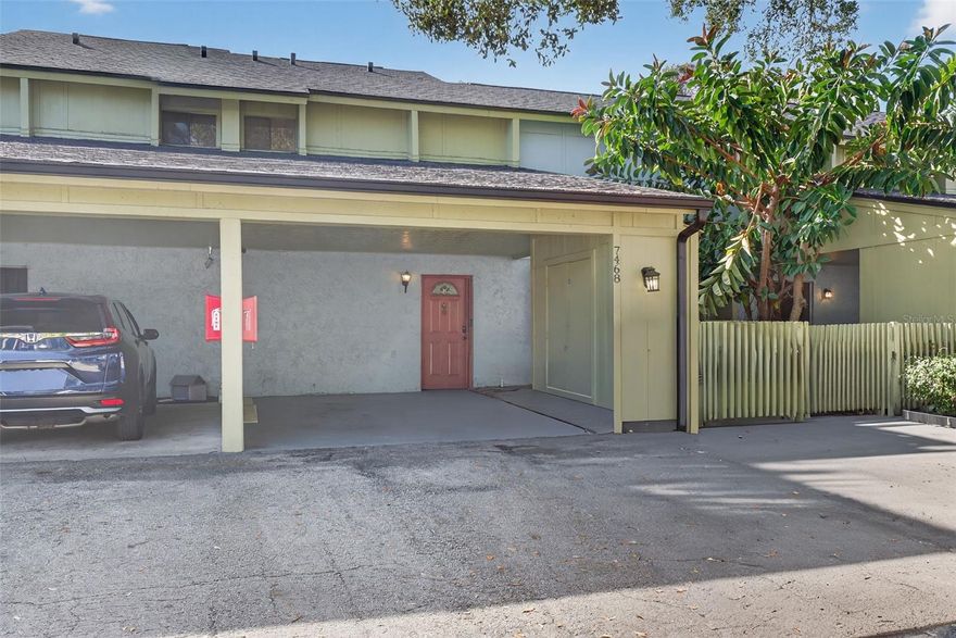 This charming 2-bedroom, 1.5-bath condo offers a desirable townhome-style layout with spacious living areas and thoughtful storage throughout. The community features deluxe vinyl fencing installed by the HOA, along with a clubhouse and a community pool, providing great amenities for residents to enjoy. Inside, you’ll find the convenience of an in-unit washer and dryer combo, ample storage under the stairs, and a large carport with an attached storage shed. The spacious primary bedroom opens directly to a generous private balcony—perfect for relaxing or unwinding after a long day. Ideally located just 15 minutes or less from UCF, Rollins College, Valencia East, and Full Sail University, and only 20 minutes from Orlando International Airport. Whether you’re a first-time homebuyer, student, investor, or looking to make your move into Winter Park, this home delivers affordability, convenience, and excellent potential.