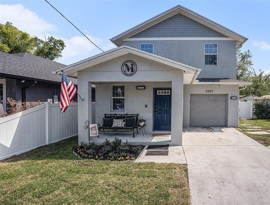 Modern, Secure, and Move-In Ready — Your East Tampa Opportunity Awaits!

Step into this stunning two-story single-family home, built in 2020, offering 3 spacious bedrooms and 2.5 bathrooms, ideally located in East Tampa—just minutes from Downtown Tampa, the scenic Hillsborough River, major roadways, dining, and vibrant entertainment.

Inside, the home showcases beautiful wood-grain LPV flooring throughout, creating a warm yet modern feel. The kitchen features sleek stainless-steel appliances, perfect for everyday cooking or hosting guests.

Upstairs you’ll find three generously sized bedrooms, two full bathrooms, and a separate laundry room, offering a functional and comfortable layout for daily living.

Step outside to enjoy a spacious fenced backyard, ideal for relaxing, entertaining, or pets. The remote-controlled gated entrance at the front adds convenience and privacy, complemented by a 360-degree video security camera system for added peace of mind.

Parking is effortless with ample space on the property, including a 1-car garage. Even better, the roof, appliances, and mechanical systems are only about four years old, making this home truly move-in ready.

And the cherry on top? Absolutely NO HOA and NO CDD fees, giving you flexibility and long-term savings.

? A modern home, a prime Tampa location, and unbeatable convenience—this one is a must-see!