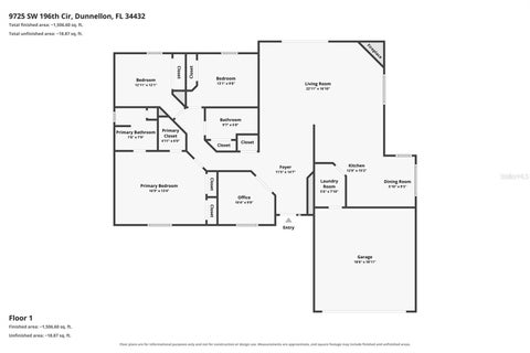 Tiny photo for 9725 SW 196th Circle, Dunnellon, FL 34432 (MLS # TB8552894)