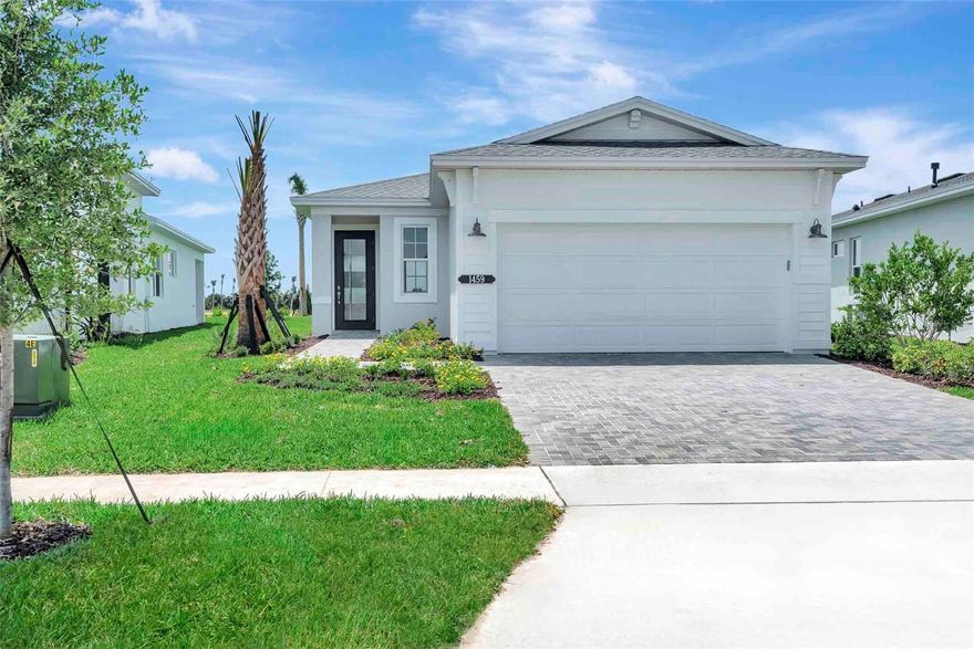 Quick Move-in! The Ana floorplan offers 2-Bedrooms, 2-Baths, a Flex Room, and a 2-Car Garage in a gated community with direct access to Lake Harris. The great room features tray ceilings and an open-concept layout with a 12x8 sliding glass doors designed for elegant indoor-outdoor living. The gourmet kitchen boasts frameless Cuero cabinets and quartz countertops. Laminate wood plank flooring enhances the main living areas, while the Owner’s bath includes a frameless shower with a pebble tile floor and brushed nickel fixtures. Residents of Cresswind at Lake Harris enjoy exclusive amenities, including 8 championship pickleball courts, a grand clubhouse with state-of-the-art fitness center, a resort-style swimming pool with lakefront views, and marina access to the pristine Lake Harris. Nestled on a peninsula in between Lake Harrs and Lake Dora, this location puts you right in the center of the Chain Of Lakes area and all it has to offer. Experience privacy, security, and an active lifestyle in a highly desirable location. Club Cresswind will overlook the lake and feature a wide range of indoor and outdoor amenities such as Cresswind SmartFIT Training Center powered by EGYM. To learn about all the ways you can have this home, contact a Cresswind at Lake Harris New Home Guide.