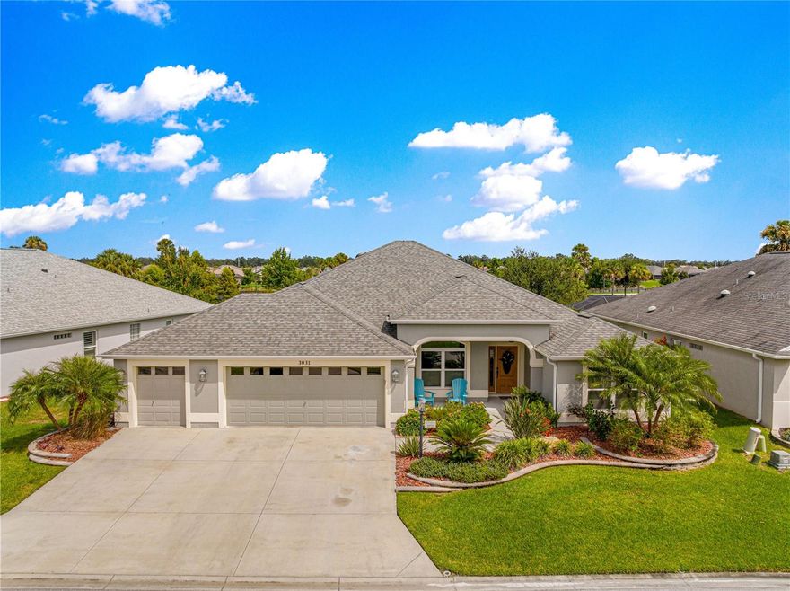 **LOW BOND**WATERVIEW** MASSIVE GLASS ENCLOSED  LANAI**OVERSIZED GARAGE W/TANDEM GOLF CART GARAGE**UPGRADED COSMETIC PACKAGE**

Discover a rare opportunity to own a pristine 4-bedroom, 3-bathroom Woodside floor plan in the highly desirable Village of Fenney, part of the world-famous retirement destination, The Villages®. This home is not only about square footage—it’s about a lifestyle of comfort, relaxation, and endless possibilities.

Step inside and you’ll immediately notice the expansive 2,248 square feet of beautifully designed living space. The thoughtful split floor plan ensures privacy for both owners and guests, making it an ideal design for entertaining friends or hosting visiting family. Other fine features include an upgraded cosmetic package with stylish cabinets, premium appliances, gorgeous countertops, and tasteful fixtures throughout, creating a fresh and modern look that complements the home’s spacious feel.

But what truly sets this residence apart is the incredible glass-enclosed lanai. Spanning an additional 646 square feet and maintained at the perfect temperature with its own efficient mini-split HVAC system, this space becomes a year-round sanctuary. Here, you can sip your morning coffee, enjoy evening sunsets, or host gatherings while soaking in the spectacular rear water view—a scene the current owners spared no expense to enhance.

Altogether, with the oversized garage and additional golf cart garage, this home offers a remarkable 3,774 total square feet, giving you all the room you need for vehicles, storage, and of course, your golf cart—the most popular way to explore everything The Villages® has to offer.

Life in The Villages® is unlike anywhere else. From championship golf courses and endless recreation centers to nightly entertainment in the town squares and over 3,000 clubs and activities, every day feels like a vacation. Living here means being part of a vibrant, active community where neighbors quickly become friends, and every day is an opportunity to make new memories.

This Woodside floor plan in Fenney is more than just a home—it’s your gateway to the lifestyle you’ve been dreaming of. With its spacious design, upgraded finishes, spectacular lanai, and breathtaking water view, it’s one of the most desirable opportunities on the market in The Villages® today.