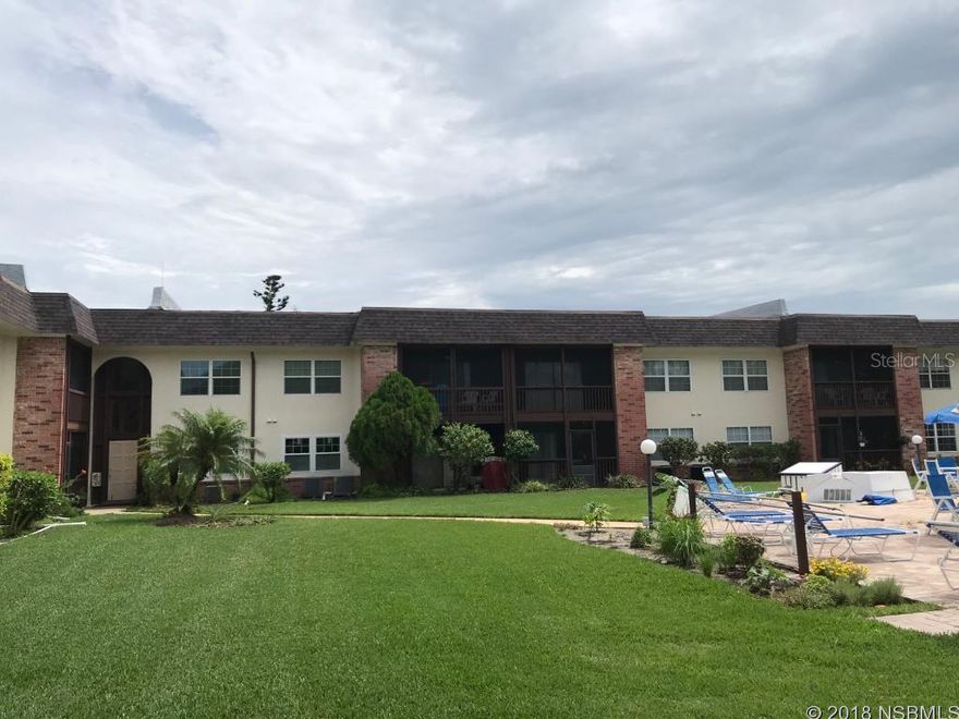 Great getaway or full time residence.  Fully furnished and has been updated throughout--flooring, kitchen, baths, paint, even the flooring on the screened porch has been replaced with top notch composite boards--and the unit shows great!   The community amenities include a large, fenced pool with a BBQ area--which the unit overlooks. Storage is available for kayaks/canoes/paddleboards and the complex has a covered bike rack. Enjoy the nearby Indian River Lagoon Park--a natural park which is home to abundant wildlife and boasts a scenic trail along with 2 docks, a pavilion with picnic tables & restroom facilities, and a spot to launch your canoes/kayaks/paddleboards. This is a great place to start enjoying the beach lifestyle! ;LocationDescription: Condo ;Water: City