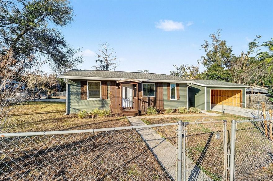 One or more photo(s) has been virtually staged. Welcome to this beautifully renovated 3-bedroom, 1.5-bath home!
Enjoy modern living with a brand-new 2-car garage and major upgrades completed in 2025, including a new roof, new AC system, and a tankless water heater.

This property offers no CDD and no HOA fees, giving you more freedom and lower monthly costs. Conveniently located close to shopping and dining, it’s the perfect blend of comfort and accessibility.