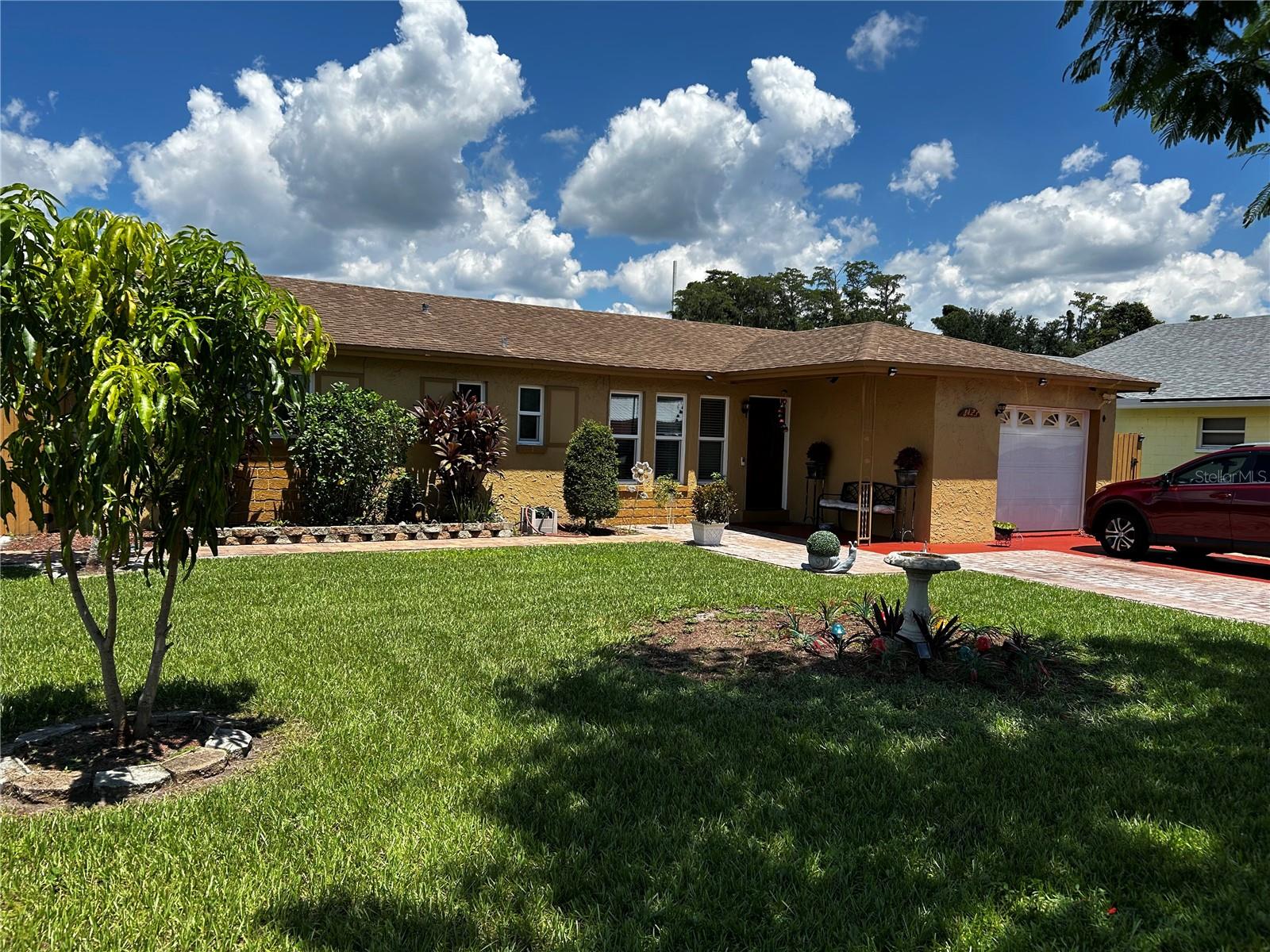 Well maintain home that features granite counters in the kitchen and bathrooms, tiles thru out. Fence in backyard with a beautiful in ground pool and plenty of space for entertainment. Home also has an additional room from previous owner garage conversion with a separate entrance. This home is move in ready for a new onwer!!