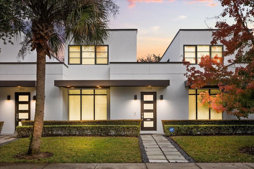 Modern European-Inspired 3BR Home for Rent in the Heart of Winter Park. Live steps from everything that makes Winter Park extraordinary. This architect-designed attached home offers privacy, modern luxury, and unbeatable walkability — perfect for executives, creatives, fitness enthusiasts, and anyone seeking a refined long-term rental. 3 Bedrooms | 2.5 Bathrooms, Designed by Phil Kean, No HOA, enjoy the freedom of an attached home, Private two-story courtyard** and multiple outdoor living spaces, Walking distance to Park Avenue, Farmers Market, parks, library, sports fields, and grocery stores, Minutes to I-4, for quick access to Downtown Orlando and surrounding areas, Interior Features, European-inspired modern design with clean lines and abundant natural light - Floor-to-ceiling windows and full-glass doors that open completely to expand your living space, Glass-wall staircase and striking architectural details, Stainless steel appliances, quartz countertops, and premium wood finishes, High ceilings and 8’ interior doors throughout, Oversized primary suite with large walk-in closet and spa-style bathroom, Spacious secondary bedrooms with generous storage, Lifestyle & Location, This home places you in one of Winter Park’s most desirable pockets. Enjoy morning walks to the Farmers Market, evenings on Park Avenue, and effortless access to fine dining, boutique shopping, parks, and entertainment. With major redevelopment underway on Fairbanks and Orange Avenue, the area continues to grow in convenience and value. Ideal for Corporate relocations, Long-term temporary assignments, Professionals seeking a modern, low-maintenance home, and anyone wanting the Winter Park lifestyle in a high-end, architecturally unique space.