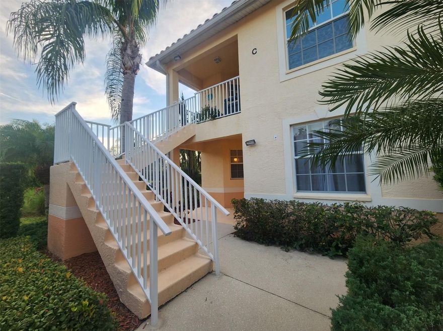 This beautiful and spacious 3 bed 2 bath condo is located seven minutes from Manasota Key Beach! Recently furnished in coastal decor and new luxury plank flooring and is fully equipped turn key! It is a private first floor end unit with a large green space in a desirable location. Shopping and restaurants also very close, even walkable! A rare ONE CAR GARAGE just outside your front door and a grill! The primary bedroom has a  king size adjustable bed with new memory foam mattress, a large bathroom with two closets, and a new 43 Samsung. The guest room with a queen size bed with new mattress as well and has a bathroom just outside the door. The third bedroom/den has a queen sleep sofa and desk. Stunning living room has a new 55 Samsung t.v and bar area which opens to a nice lanai with lots of wildlife to enjoy. Sunny and bright all day. Venetia is a beautiful community with lots of activities. Tennis, pickleball, bocce, basketball and a fitness center. Bands poolside with dancing and many other events and clubs to join when you're not exploring the vast events in the area! You'll have a beautiful pool, steps away from your door. There is also a resort style pool nearby. Venetia is centrally located in Venice FL and 10 minutes to beautiful downtown Venice. Your choice of eight beaches nearby! Pack your clothes and come enjoy paradise! This has a minimum of three months to rent per HOA. Please note the rent amount listed is for an annual. The in season is higher.

No Smoking, no pets
Rental amounts are variable depending on months and length. Please call for quotes.
Everything is included in a 3–4-month in season rental, water/sewer, electricity. internet, cable and trash pick up.
Everything is included except electricity in more than 4 month in season rent..
HOA requires tenants apply to rent with a $150 application fee, approval required prior to move in.
13% tourist tax is charged on 6 months or less
$250 cleaning fee

First and last months' rent, cleaning fee, security deposit and tax are due before move in.
