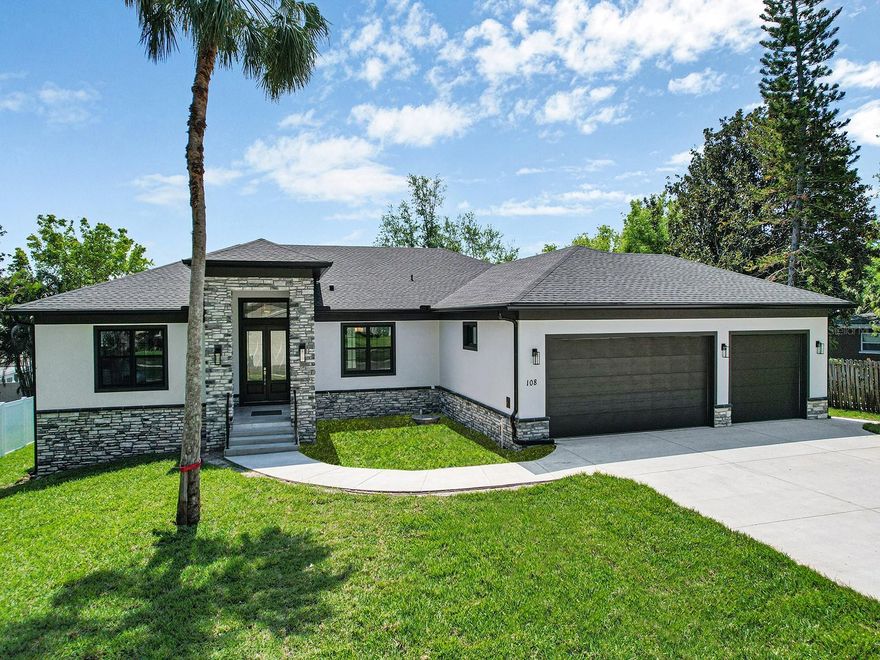 Location. Lifestyle. Luxury. Just 1 mile from vibrant downtown Safety Harbor, this newly built custom home offers the perfect blend of walkability and privacy, set on a rare quarter-acre lot outside a flood zone.

Featuring 4 bedrooms, 3 full bathrooms, and a thoughtfully designed layout, this is not builder-grade—this is a fully upgraded custom home with 10-ft ceilings, an open-concept design, and a spacious great room centered around an oversized Cambria quartz island. The chef’s kitchen includes custom cabinetry, designer backsplash, premium GE/Bosch/Viking appliances, and a walk-in pantry.

The split floor plan provides privacy, with a luxurious owner’s suite offering a spa-style bath, frameless rain shower, and custom closets, plus a flexible office or 4th bedroom. Guest bedrooms are well positioned with beautifully finished bathrooms.

Enjoy premium porcelain tile floors, LED lighting, ceiling fans in every room, and seamless indoor-outdoor living with a large covered lanai—perfect for entertaining.

The oversized 3-car garage offers extra storage, attic access, and backyard entry. Built for durability and efficiency with impact windows, high-efficiency HVAC, superior insulation, and reinforced construction.

Outside, enjoy full irrigation, lush landscaping, and added value with optional fencing and privacy hedge installation.

Rare opportunity to own a high-end, move-in-ready custom home in one of Safety Harbor’s most desirable locations.