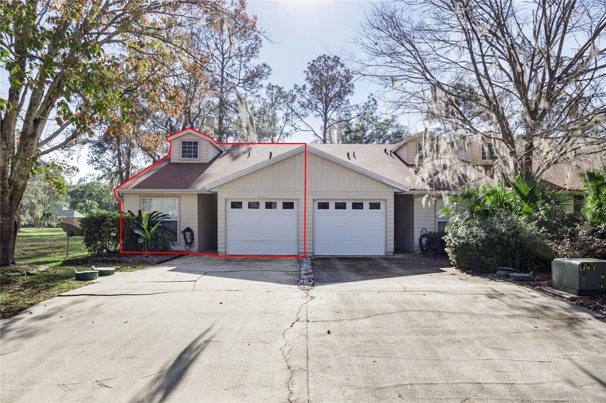 Beautiful 2BR/2BA home on the 3rd fairway in Turkey Creek!
This well-maintained split-bedroom plan offers over 1,200 sq. ft. and peaceful golf-course views throughout. The primary suite overlooks the 3rd fairway and features a large walk-in closet and an en-suite bath with dual sinks and a walk-in shower. The kitchen flows into the family room with a clear view out to the screened, covered porch—perfect for relaxing and watching golfers tee off from the 3rd tee box.

Bedroom 2 is positioned off the hallway with an adjacent full bath featuring a tub/shower combo. Additional highlights include a 2-year-old roof, Hardiplank siding, and a 1-car garage.

Enjoy all the amenities Turkey Creek offers: community pool, pickleball courts, gated entrance, clubhouse restaurant, golf-cart-friendly streets, and a park to enjoy. Conveniently located minutes to Gainesville’s shopping, medical facilities, and the City of Alachua’s restaurants and retail. Sellers will provide a 1-year home warranty with an acceptable contract. Buyer to verify room dimensions.