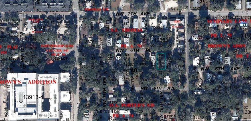 Buildable .11-acre lot located just minutes from the University of Florida and downtown Gainesville. Situated within city limits with access to public utilities. Ideal for a new home or investment property in a high-demand area. No HOA.