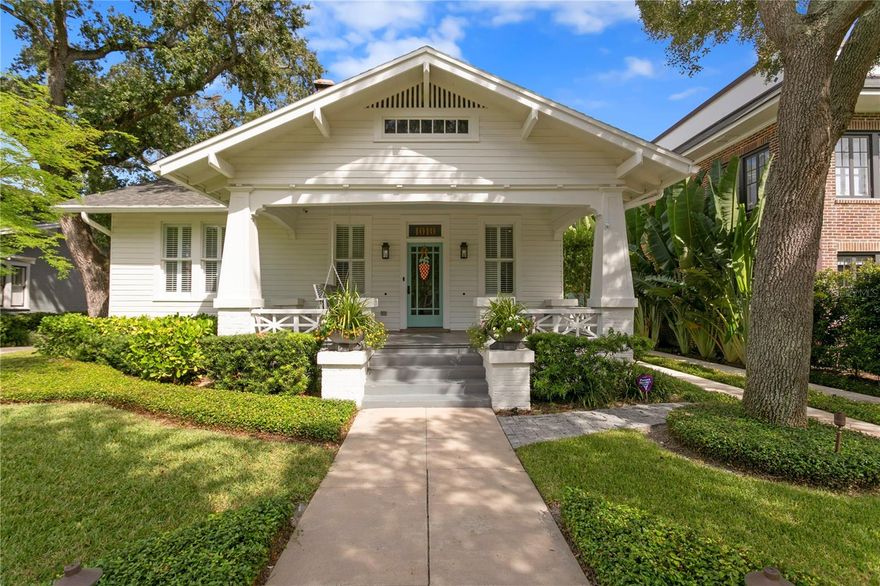 Your ultimate dream home awaits in the heart of Historic Hyde Park! This incredible property sits just two lots from Bayshore Blvd is made up of two structures including a 3,150sf main house and additional 459sf 1 bed 1 bath garage apartment with a kitchenette and offers endless luxury amenities. From its oversized and welcoming front porch, a hallmark feature of the home’s architectural style, to its incredible backyard with an outdoor kitchen and pool with a large sunshelf, this property offers ample space for outdoor living and entertaining. Host evening dinners on your covered back porch or enjoy the morning air on your private primary suite balcony. Inside you’ll find stunning details and tasteful updates that compliment and elevate the original style like coffered ceilings, custom millwork, and hardwood  floors. Elegant formal living and dining space make the perfect setting for holiday gatherings and your gourmet kitchen is the ideal place to prepare! Bursting with luxury details this space includes honed marble countertops, a cooking island with polished nickel bridge faucet, a Sub Zero french door refrigerator, stainless Monogram range, built-in french door oven and steam oven. Just off the kitchen area is your sunlit great room that opens up to the lushly landscaped pool area and includes banquet seating for your casual weeknight dinners or homework sessions. Each bedroom in the main home includes its own en-sute bath. You'll find one first-floor bedroom and two more on the second story. Your primary suite serves as the star with lots of natural light and an incredible en-suite bath that includes an oversized vanity with dual sinks and a walk-in shower with glass enclosure and floor to ceiling marble tile. Treat your visitors to an exclusive retreat or enjoy an expansive home office/studio space in the pool/guest house. Sitting in an ideal location within a beloved neighborhood and zoned for the Plant High School district, this home truly has it all! *Owner has plans drawn to make the main home a 4 bed / 4.5 bath home, see attachments in MLS.