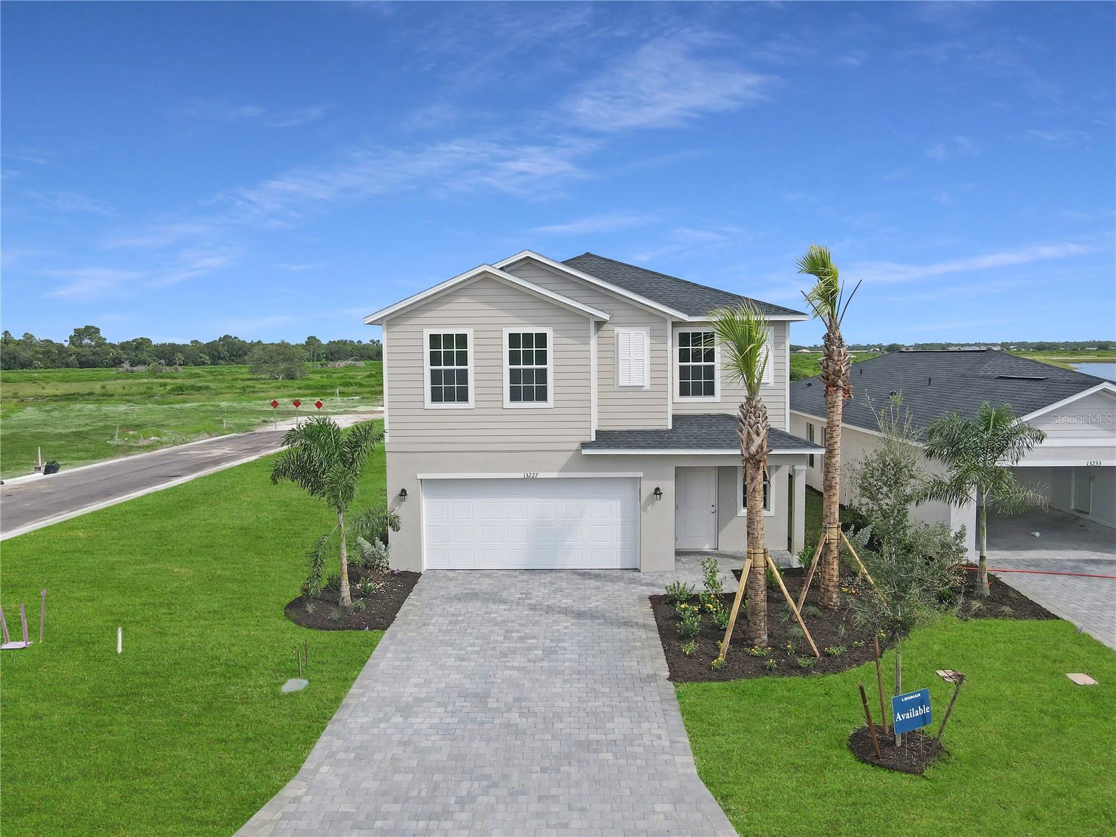 Under Construction. Discover the allure of Lennar's single-family homes at Turnleaf, just an hour’s drive to the picturesque beaches and endless adventures in Punta Gorda, FL. Embrace an active and healthy lifestyle with an array of exclusive amenities including a clubhouse, swimming pool, pickleball court, playground and bocce court. The first floor of this new two-story home is host to an open-concept layout that combines the kitchen with the living and dining areas, and an outdoor patio is easily reached off the main living space. Upstairs, five bedrooms surround a versatile loft, including the luxe owner’s suite, complete with a generous walk-in closet and en-suite bathroom. Prices and features may vary and are subject to change. Photos are for illustrative purposes only. Estimated delivery date is Aug/Sept 2025.