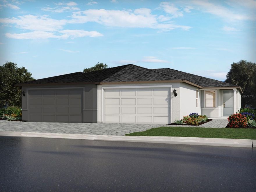 Brand new, energy-efficient home available NOW! Retreat to the cozy primary suite tucked away in the back with a spacious bathroom and walk-in closet. Now selling from the $300s, Ridgehaven Villas offers new paired villas in Ormond Beach, FL. This community is conveniently located near I-95 and US-1 and it's just minutes from the beach.  Each of our homes is built with innovative, energy-efficient features designed to help you enjoy more savings, better health, real comfort and peace of mind.