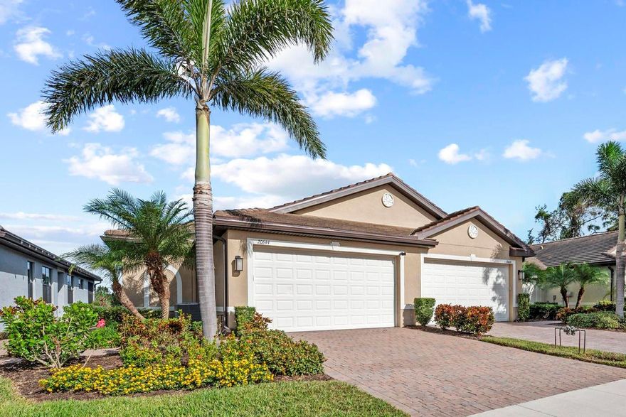 This nicely decorated Villa is located in the highly sought-after gated community of The Preserve at the West Villages offering resort-style amenities including a community pool, fitness center, pickleball and bocce ball courts, and a clubhouse for activities.

Offering just under 1,600 square feet of living space, this home features 2 Bedrooms, 2 Bathrooms, and a den. The kitchen is beautifully designed with stainless steel appliances, white cabinetry, granite countertops, and a breakfast island that accommodates casual dining and entertaining. The den offers flexibility as a home office or private retreat. The Master Bedroom features 2 walk-in closets and a private ensuite Master Bathroom that includes dual vanity sinks, and a glass enclosed walk-in shower. The Guest Bedroom is nicely situated to the Guest Bathroom that features a tub and shower combination. Extras include a washer and dryer for convenience, an attached two car garage, and sliders leading from the living room to the screened-in patio that overlooks the community lake.

~Included in rent: Landscaping, Water, & Sewer.
~Pets: a Small Dog is Considered.
~Association: Application is required.