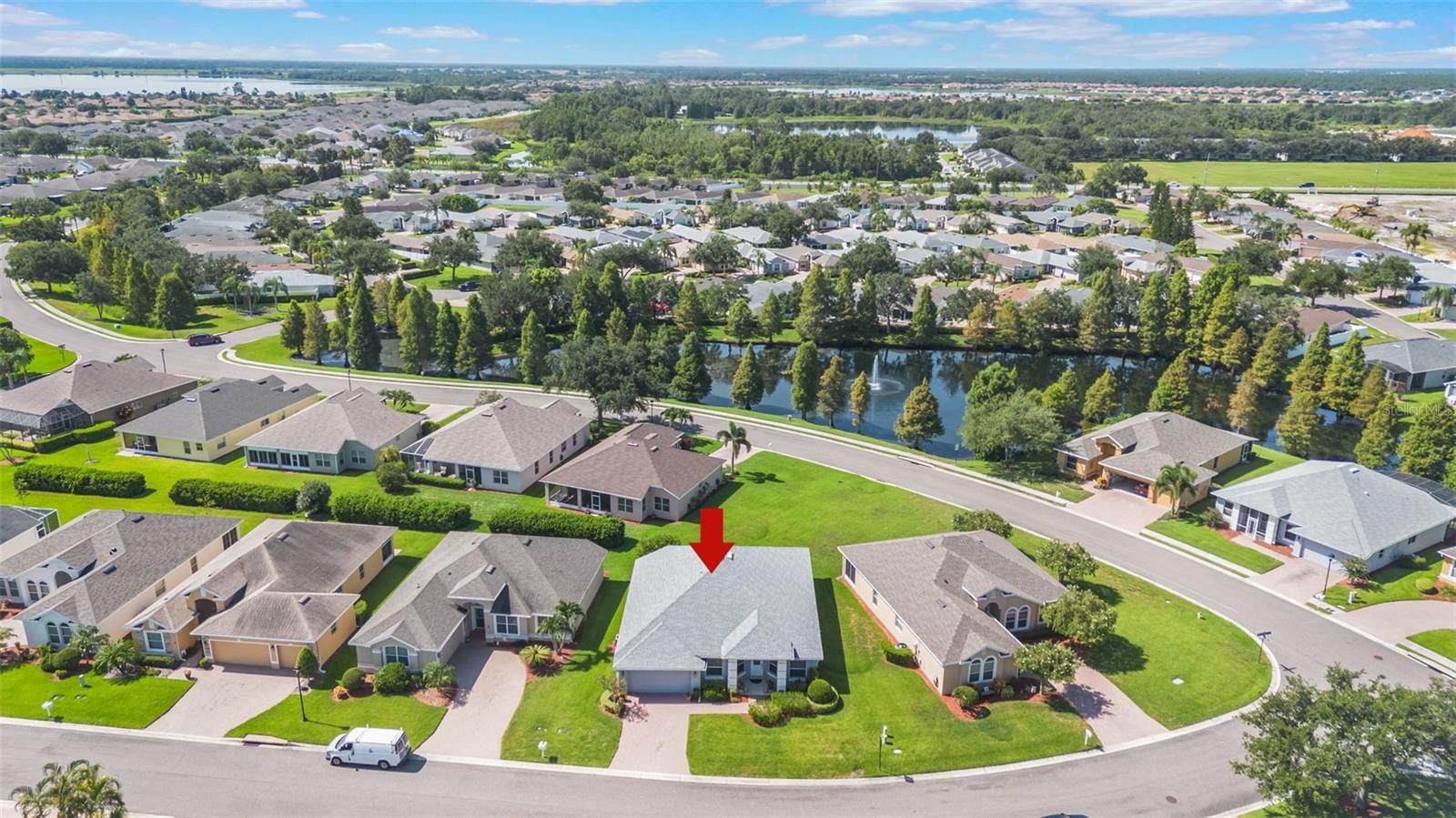 Located in the premier active adult gated community of Traditions at Lake Ruby, this exceptional home sits on a premium lot with picturesque pond views. Featuring a desirable split-bedroom floor plan with 3 bedrooms and 2 baths, this property offers the perfect blend of luxury, functionality, and tranquil living.
Upon arrival, you’re welcomed by a large covered entrance enhanced with a leaded glass door and transom window. Step inside to find a thoughtfully designed interior that seamlessly combines comfort and elegance.
The eat-in kitchen is beautifully appointed with 42" maple wood cabinetry accented by rain glass inserts, Corian countertops, and a convenient closet pantry. A breakfast bar and cozy breakfast nook provide ample seating—ideal for everyday dining or entertaining.
The spacious great room showcases triple glass sliding doors that frame stunning views of the pond and lead to the oversized Florida room, expanding your living space and inviting the outdoors in. Additional gathering areas include a formal dining room and a formal living room, both enhanced with high ceilings and stylish laminate flooring.
The primary suite is a true retreat, complete with a cozy sitting area overlooking the water and private access to the Florida Room, through sliding glass doors. The primary suite features dual walk-in closets with overhead luggage shelving and a luxurious en-suite bathroom offering, a Comfort-height double-sink vanity, Linen closet, Seated walk-in shower, Private water closet and Spacious garden tub
Enjoy year-round indoor/outdoor living in the generously sized Florida room, where tranquil pond views and the soothing sound of a cascading fountain create a peaceful ambiance.
Additional Features Include: Laundry room with washer, dryer, and utility sink, Updated roof (2021), AC unit (2024), Water heater (2018), Solid Surface Flooring thru out, Gutters, Security system, Paved driveway and walkway, Carriage-style exterior lighting, Two-car garage with door opener and an additional refrigerator.
Traditions at Lake Ruby offers resort-style living with access to a lakefront clubhouse, dock, and boat ramp, as well as a heated swimming pool and spa. Residents enjoy a wide array of activities and amenities, including: Ballroom, Billiards, Meeting and craft rooms, Library and computer center, Dog park, Tennis and pickleball courts, Basketball and bocce ball, Shuffleboard, Fitness center and aerobics studio and more.
Conveniently located near shopping, dining, major highways, and Legoland, this home provides an exceptional lifestyle. Monthly HOA fees include exterior house painting, cable, internet, lawn service, and full access to all clubhouse amenities -offering a truly worry-free living experience.