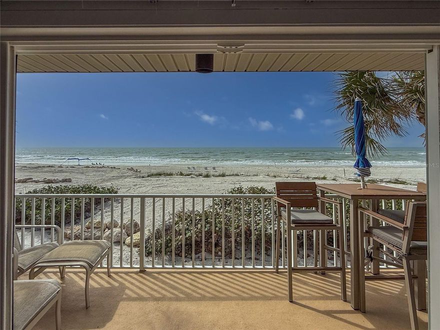 LARGE PRICE REDUCTION - COASTAL ELEGANCE ON LONGBOAT KEY - DIRECT GULF FRONT PROPERTY:
Welcome to a rare opportunity to embrace the BEST of coastal living on Longboat Key. Perched along the pristine shoreline, this meticulously maintained condo offers uninterrupted Gulf of Mexico views—where you can wake up to the gentle sound of waves and witness sunsets that transform the sky into a vibrant masterpiece. UPDATES GALORE: New AC, New Hot Water Heater, New Roof, New Luxury Flooring, New Hurricane Impact Resistant Sliding Doors, New Modern Bathroom. BEING SOLD TURN-KEY. EVERYTHING STAYS!
BRIGHT & INVITING INTERIORS: Step inside to discover an open, light-filled layout designed to maximize space and natural beauty. Large glass sliders seamlessly connect the interior to the outdoors, bathing the open kitchen and living area in natural light while blending modern functionality with coastal charm. The thoughtfully designed bedroom and bathroom serve as serene retreats, balancing comfort and style perfectly. YOUR PRIVATE OUTDOOR OASIS: Enjoy a standout private balcony that offers a front-row seat to the endless blue water and sandy beach. Whether savoring a quiet morning coffee or an evening cocktail, the gentle sea breeze creates an ideal setting for relaxation.
RESORT-STYLE COMMUNITY AMENITIES: Enhancing your lifestyle, the community boasts a range of well-maintained amenities including:
A sparkling pool, Tennis courts, shuffleboard, beach chairs, leasable boat slips, and a tranquil pavilion by the bayou for water enthusiasts.
UNMATCHED LOCATION & LIFESTYLE: This condo combines a highly desirable location with the privacy and comfort of a true coastal home—perfect for year-round living, a seasonal retreat, or a savvy investment. Adding to its appeal, the community features exclusively two-story buildings and is exempt from Florida’s Milestone inspection and reporting requirements, ensuring a streamlined, worry-free living 
 experience. Discover Longboat Key at its finest—where luxury meets laid-back coastal charm. Schedule your private tour today!