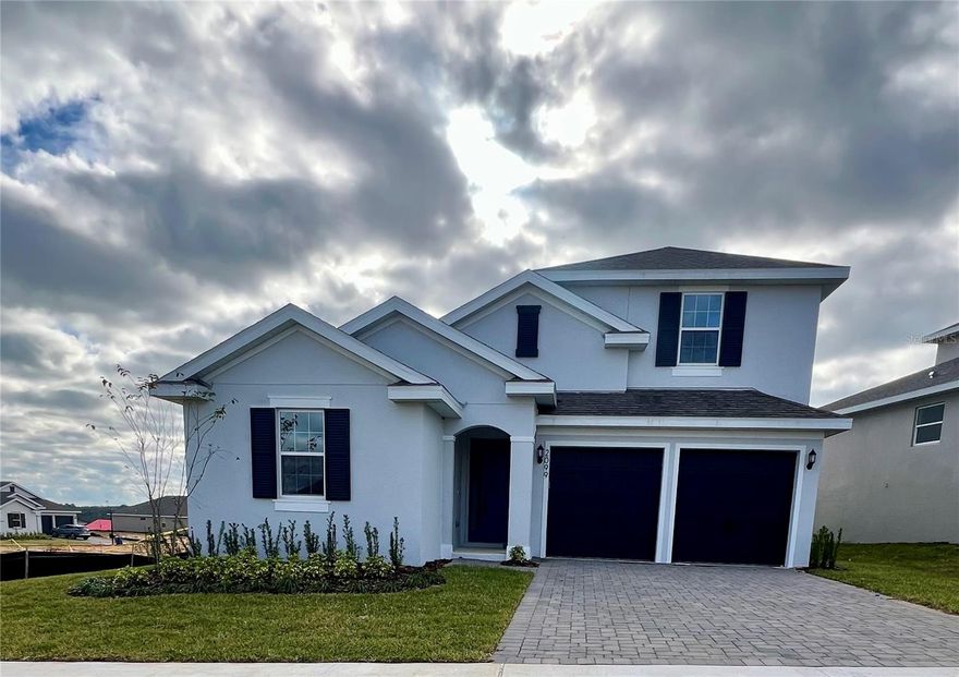 Discover the highly sought-after Anna Maria with Bonus in Hills of Minneola — a spacious and beautifully designed home featuring 5 bedrooms, 3.5 baths, and flexible living throughout. Enjoy stylish laminate flooring, elegant quartz countertops, and thoughtfully curated finishes that create a warm, modern feel. The gourmet kitchen opens to a bright living area, perfect for everyday living and entertaining. The upstairs bonus space offers endless possibilities—a game room, a media room, or additional family retreat. Situated on a private homesite with no rear neighbors, you’ll love the peaceful views and added privacy. Located in the master-planned Hills of Minneola community with resort-style amenities, scenic surroundings, and proximity to AdventHealth, shopping, dining, Turnpike access, and the new Minneola Horizon Academy K–8.