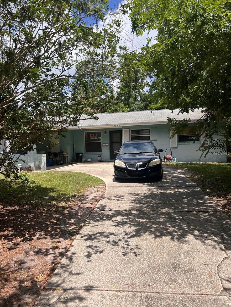 Opportunity awaits at 1078 N Gertrude Ct in Daytona Beach! Tucked away on a quiet cul-de-sac, this home is ready for someone to bring their vision and personal touches to life. With solid potential and a functional layout, it’s a great option for an investor, first-time buyer, or anyone looking to renovate and make a home their own. Conveniently located near shopping, dining, major roadways, and just minutes from the beach, this property offers the chance to create value in a growing area.