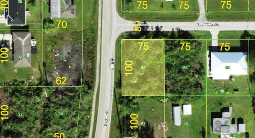 This lot is located on the corner of Cooper St and Coral Ridge Dr. with 100' at 2620 Cooper St and 75' at 901 Coral Ridge Drive. Conveniently located between the main roads of 41 and Airport Rd for a fast commute or easy access to shopping and dining!