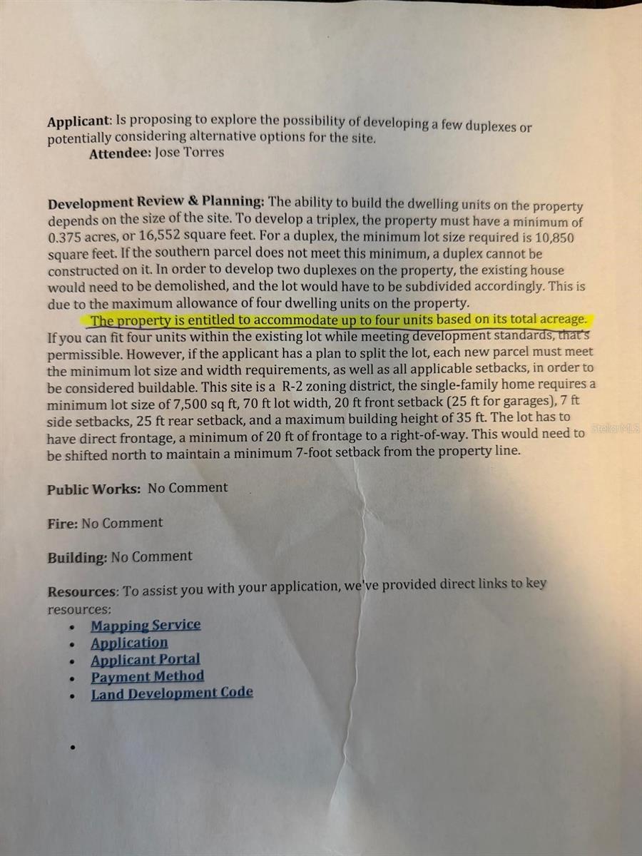 MARTINS PLAN - Residential