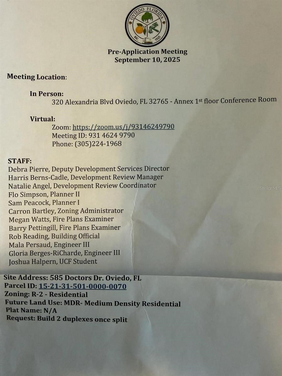 MARTINS PLAN - Residential