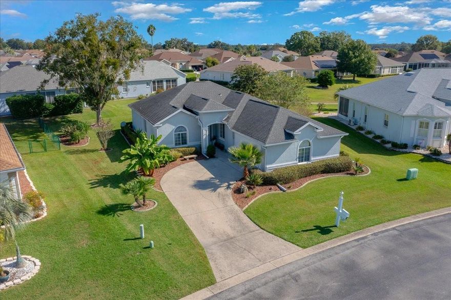 Pool Home – Just 1.5 Miles from the World Equestrian Center!

Welcome to this beautifully maintained 3-bedroom, 2-bath home in the desirable Ocala Palms community. The open floor plan with vaulted ceilings and neutral tones throughout creates a bright, inviting atmosphere that’s ideal for both everyday living and entertaining.

The kitchen features upgraded cabinetry with pull-out drawers, a decorative tile backsplash, and plenty of counter space. Flooring includes tile in the foyer, living, dining, kitchen, laundry, and baths; wood-style floors in the guest room and den; and carpet in the primary suite.

Step outside to a large covered lanai overlooking the screened, solar-heated pool, perfect for year-round enjoyment. The property showcases beautiful mature landscaping accented with decorative concrete curbing, offering wonderful curb appeal and a serene outdoor setting.

Additional highlights include a new roof in 2018, upgraded fans and fixtures, a newer water heater, and generator wiring for added peace of mind. Conveniently located just 1.5 miles from the World Equestrian Center, this furnished home combines comfort, style, and location. Move-in ready and available for a quick closing—can be sold furnished. Put this one at the top of your list!